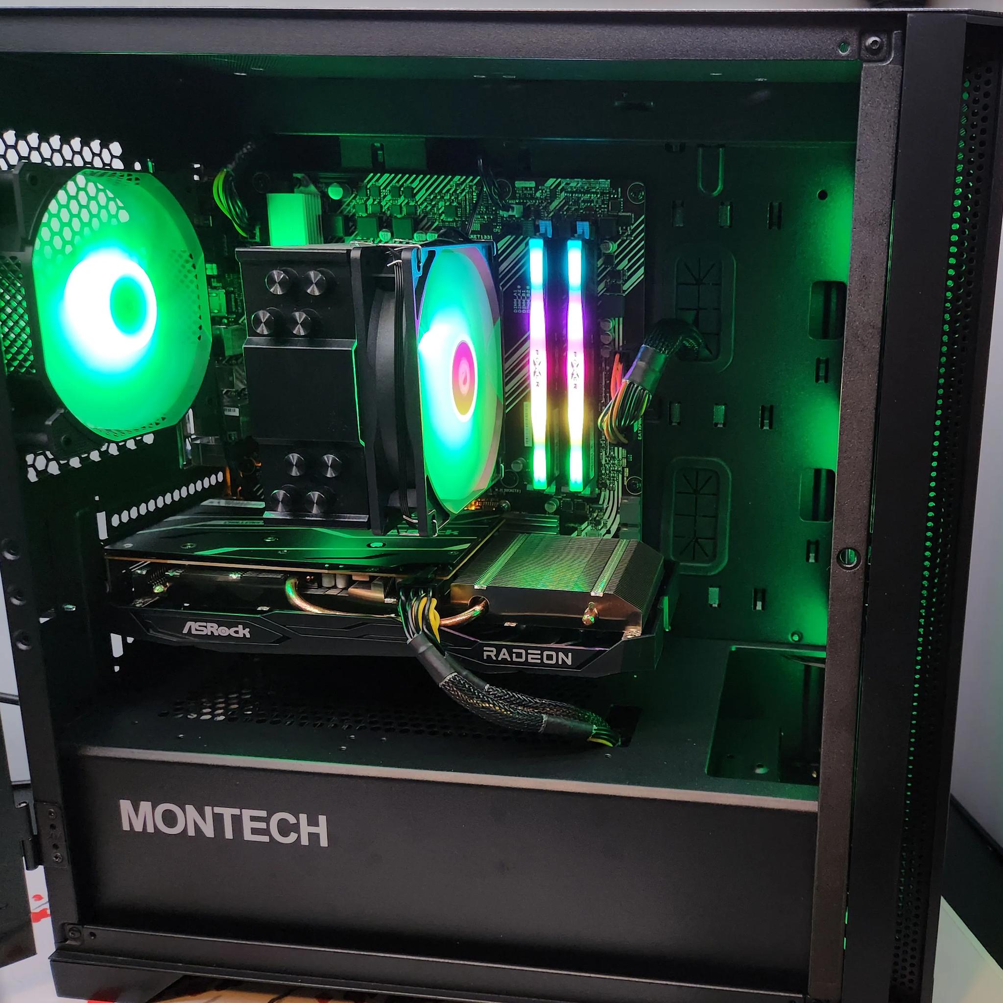 "Air 100" Gaming PC Ryzen 5 5500 / 16GB DDR4 / 1TB SSD / RX6600 8GB