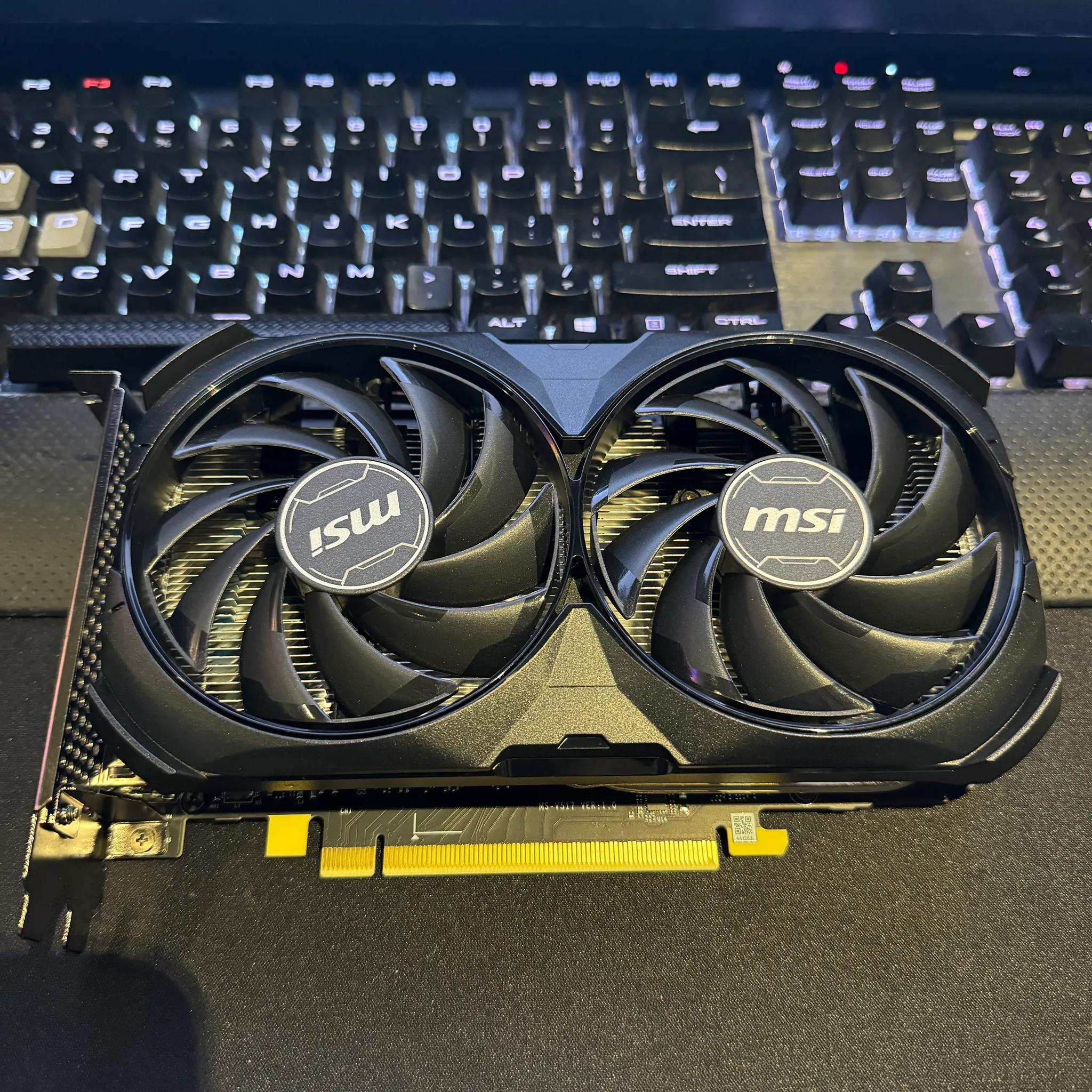MSI Gaming GeForce RTX 4060 Ti Ventus 2X Black 16G OC