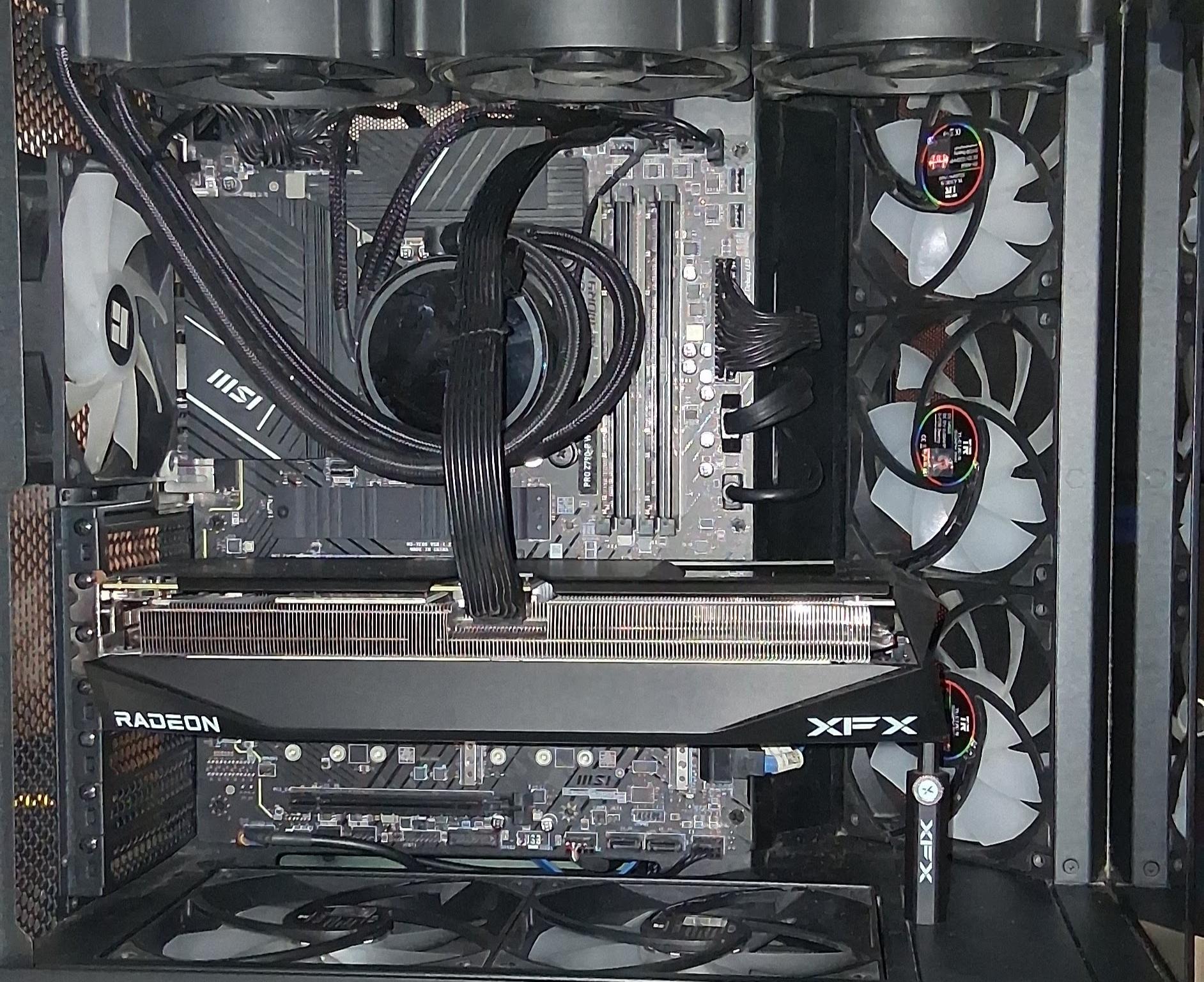 Custom Gaming PC – RX 9060 XT 16GB – i7-12700K – Liquid Cooled – Tested