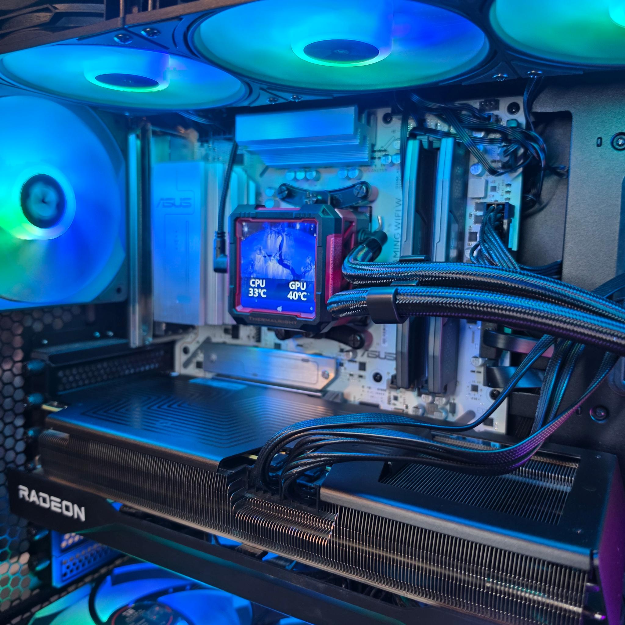 XFX PRO RX 9070 XT 16GB + Ryzen 7700x PC Build #56