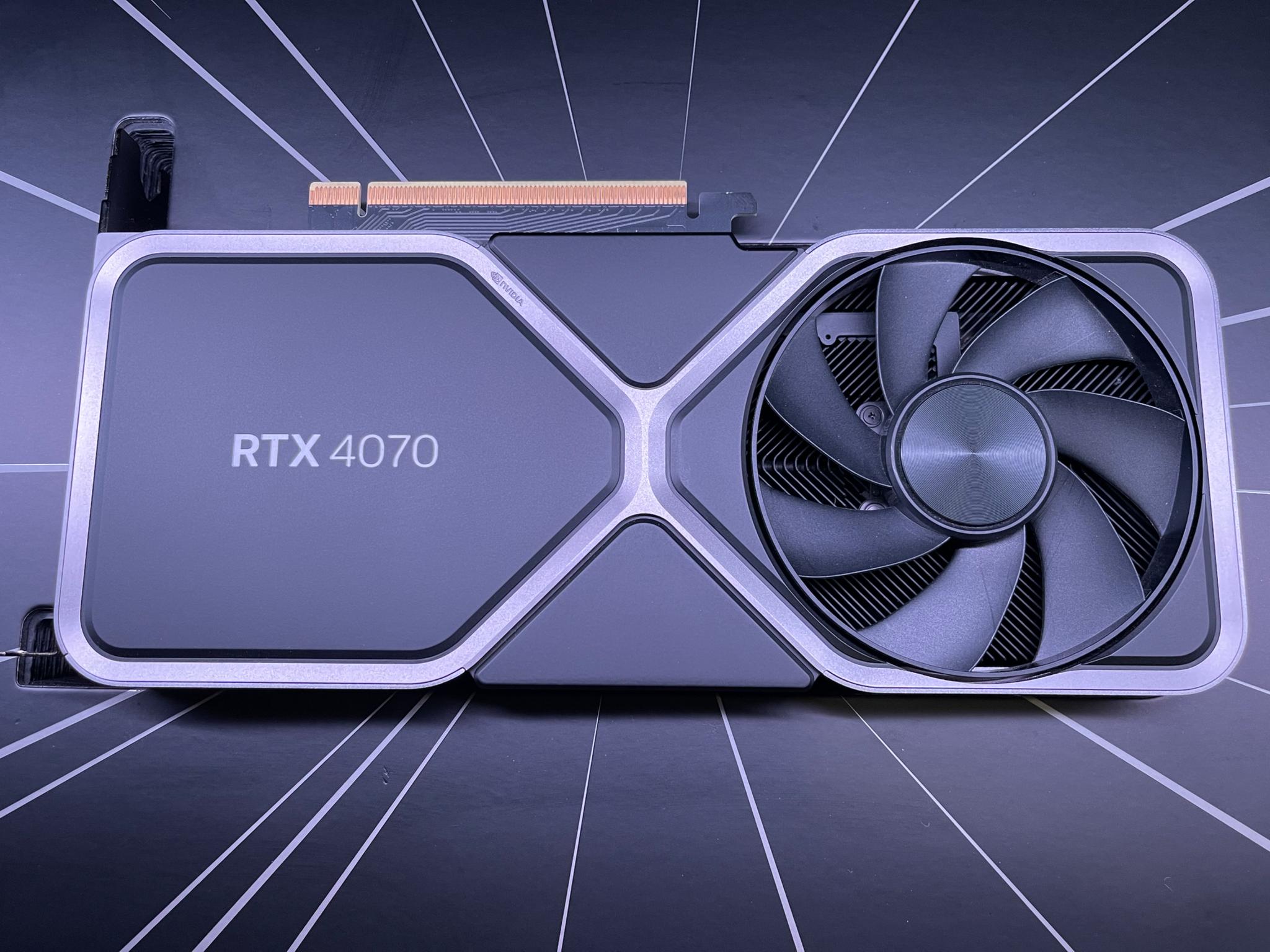 NVIDIA RTX 4070 FOUNDERS EDITION | PCIE ADAPTER CABLE NOT INCLUDED