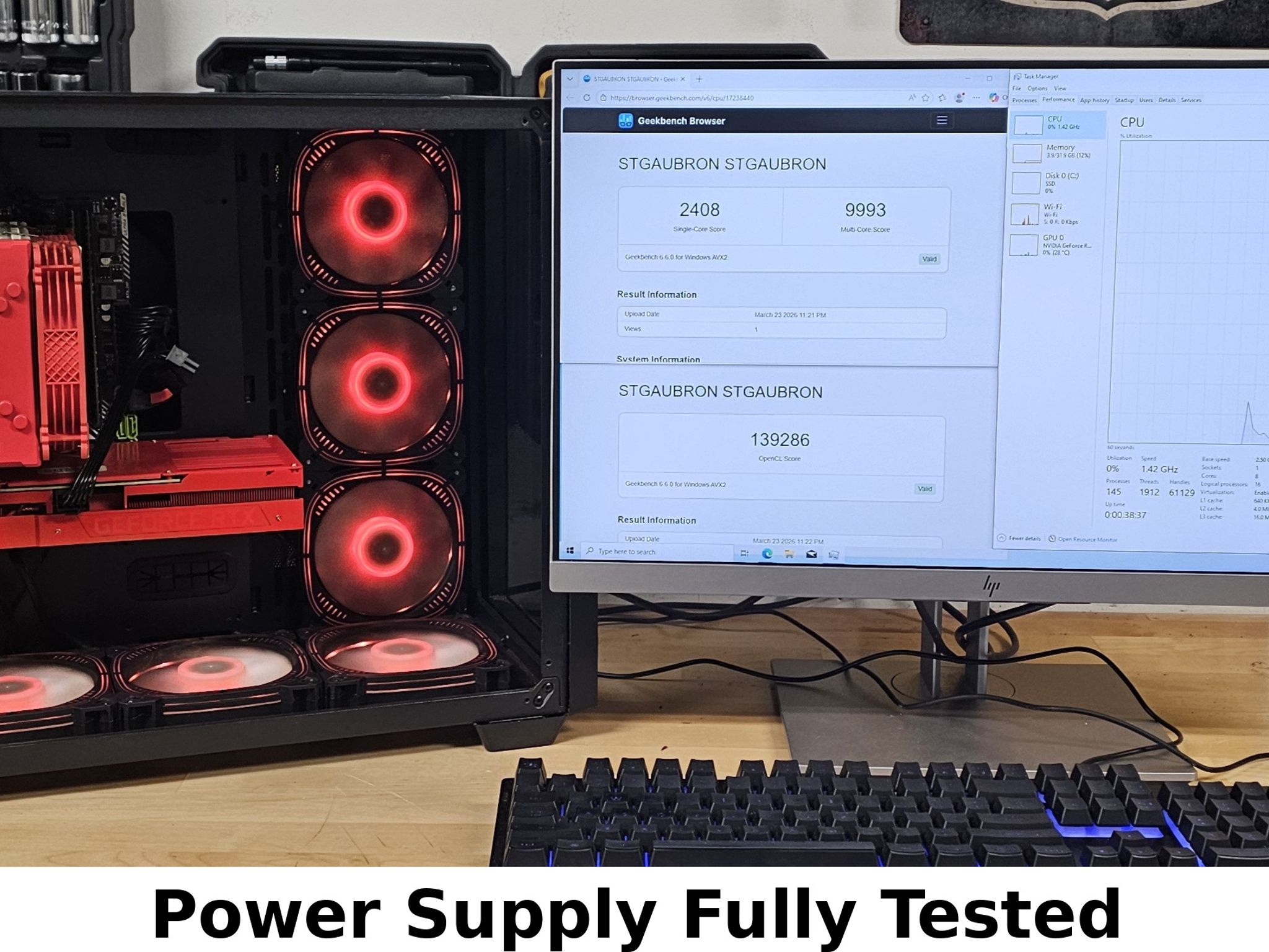 650 Watt STGAUBRON SKPS 650W Power Supply - Like New