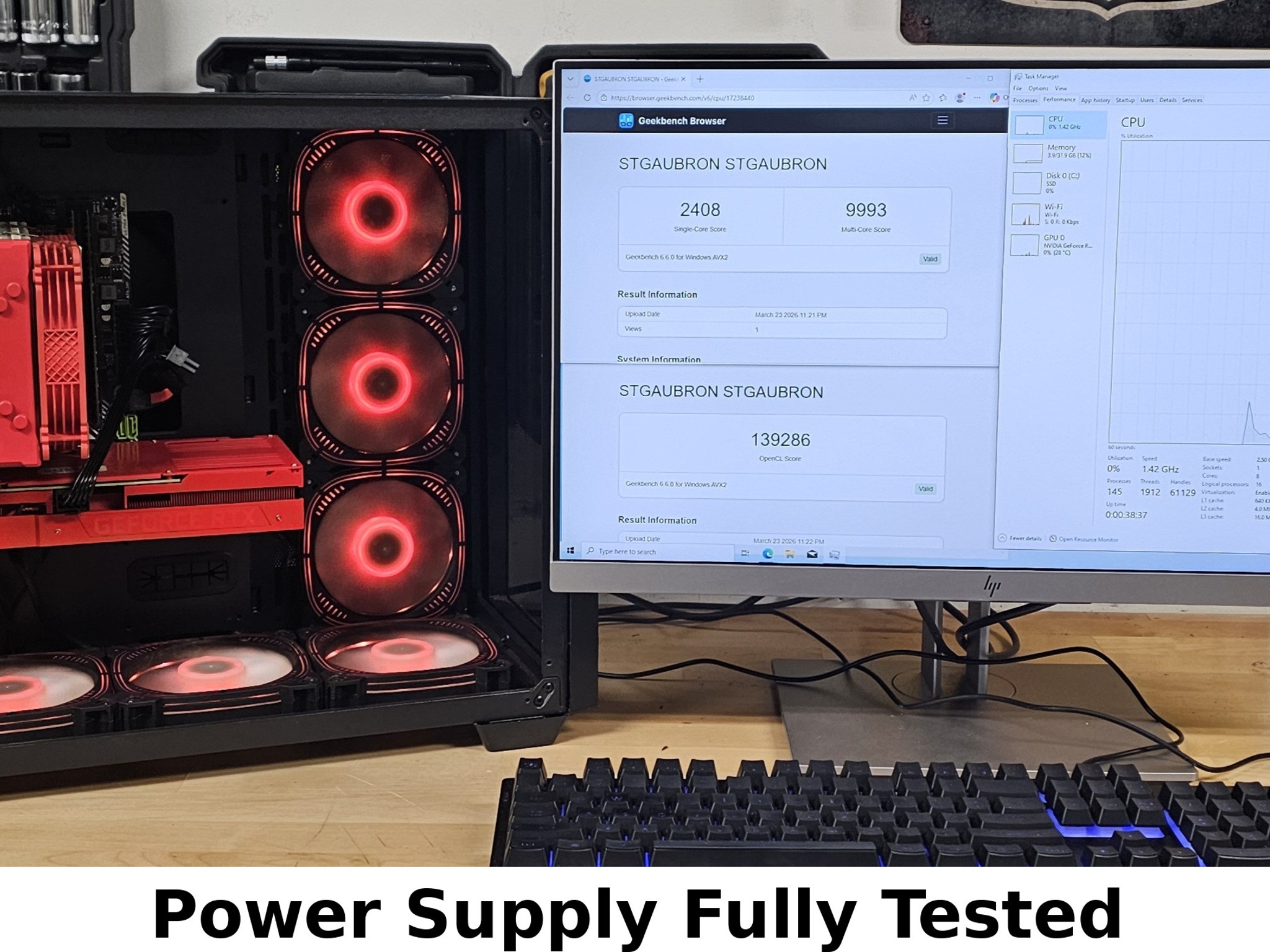 650 Watt STGAUBRON SKPS 650W Power Supply - Like New