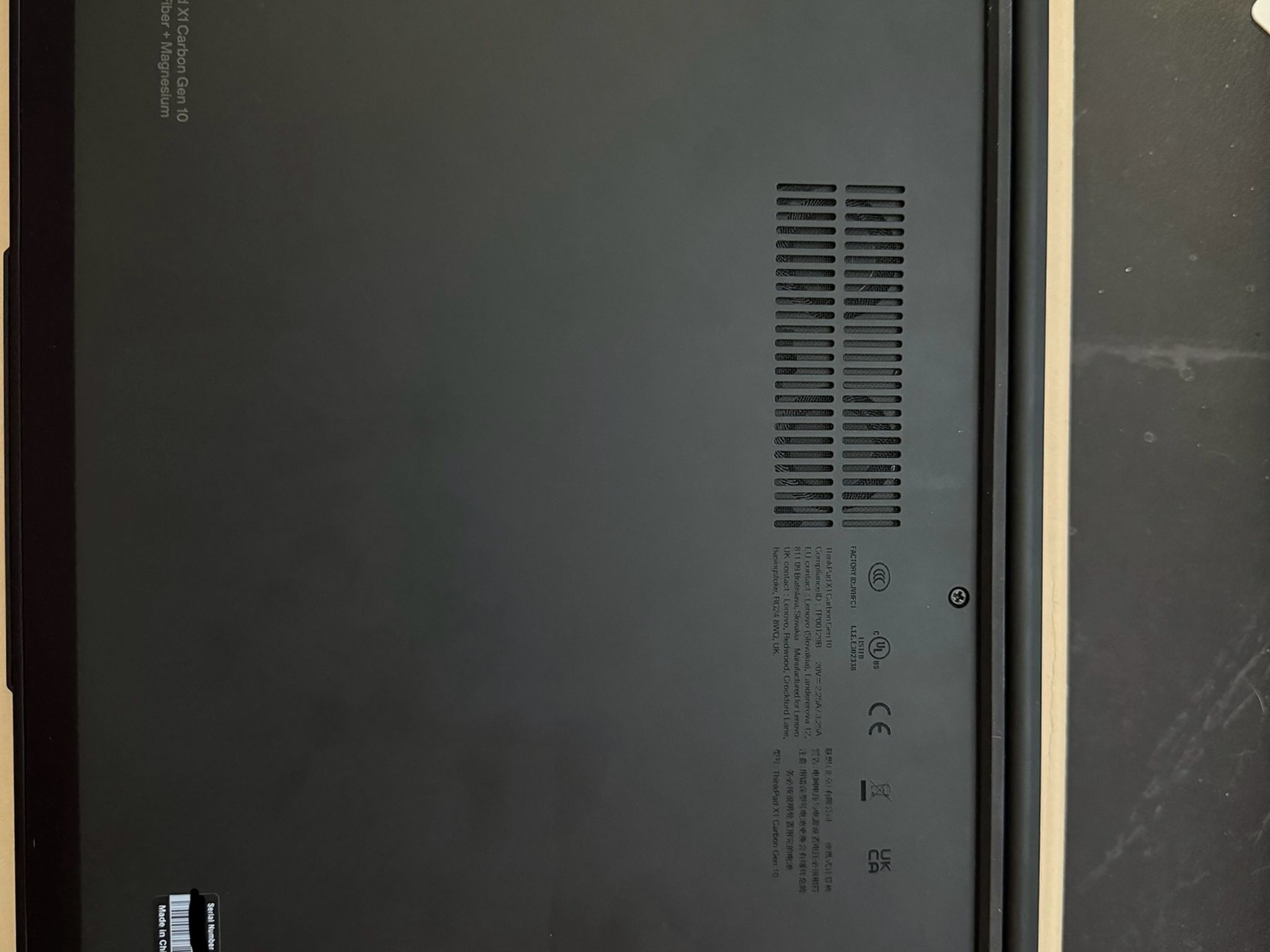 Lenovo Thinkpad X1 Carbon Gen 10 - 32GB Vram/32Gb Physical Ram/256gb Storage With Docking station