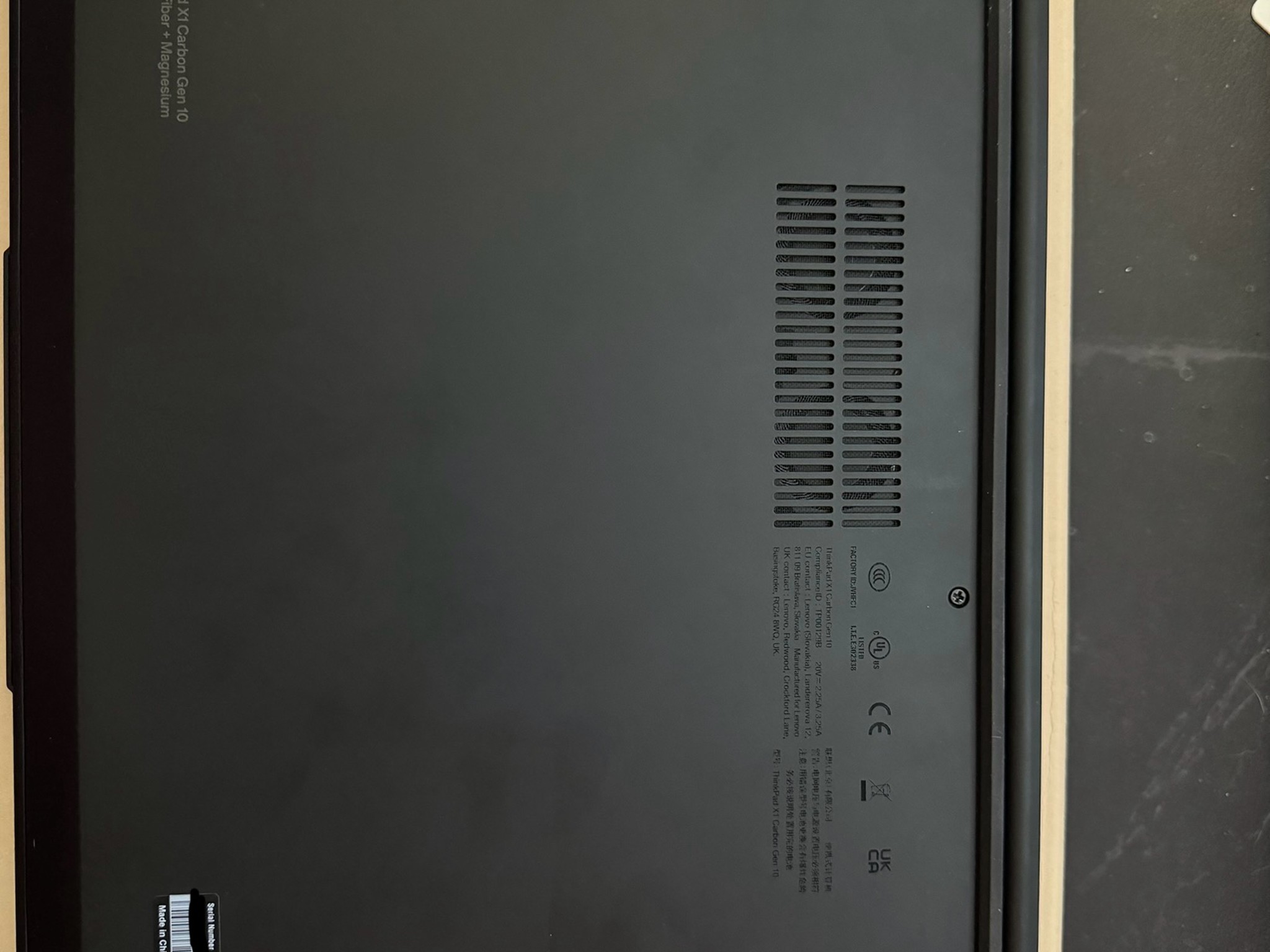 Lenovo Thinkpad X1 Carbon Gen 10 - 32GB Vram/32Gb Physical Ram/256gb Storage With Docking station