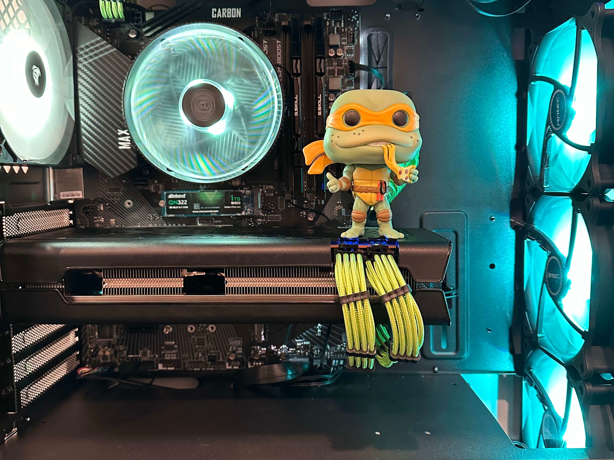 Michelangelo|| Gaming PC- Ryzen 1700 8Cores/16Threads-AMD RX 5700 8GB-16GB DDR4 RAM-1TB SSD NVME