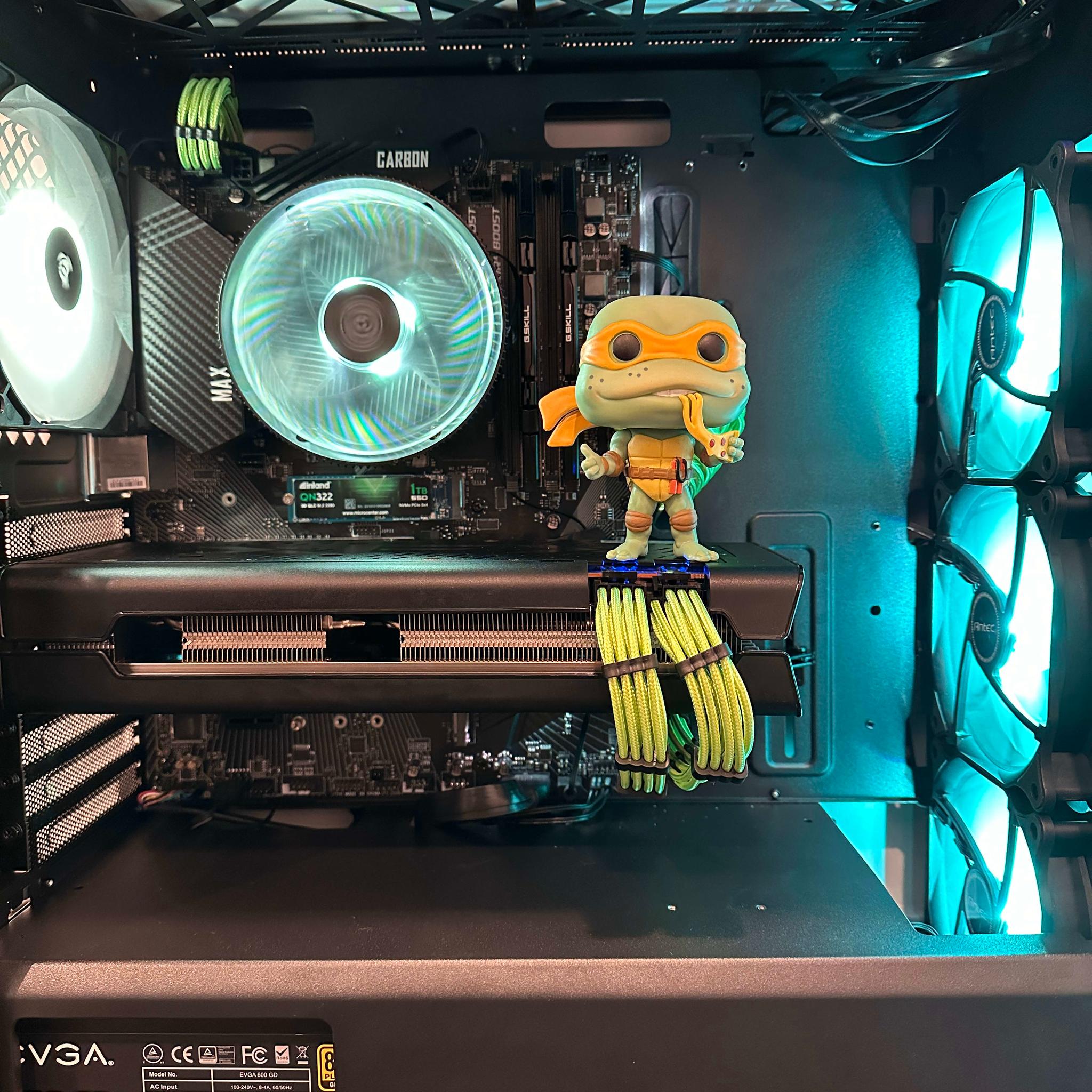 Michelangelo|| Gaming PC- Ryzen 1700 8Cores/16Threads-AMD RX 5700 8GB-16GB DDR4 RAM-1TB SSD NVME