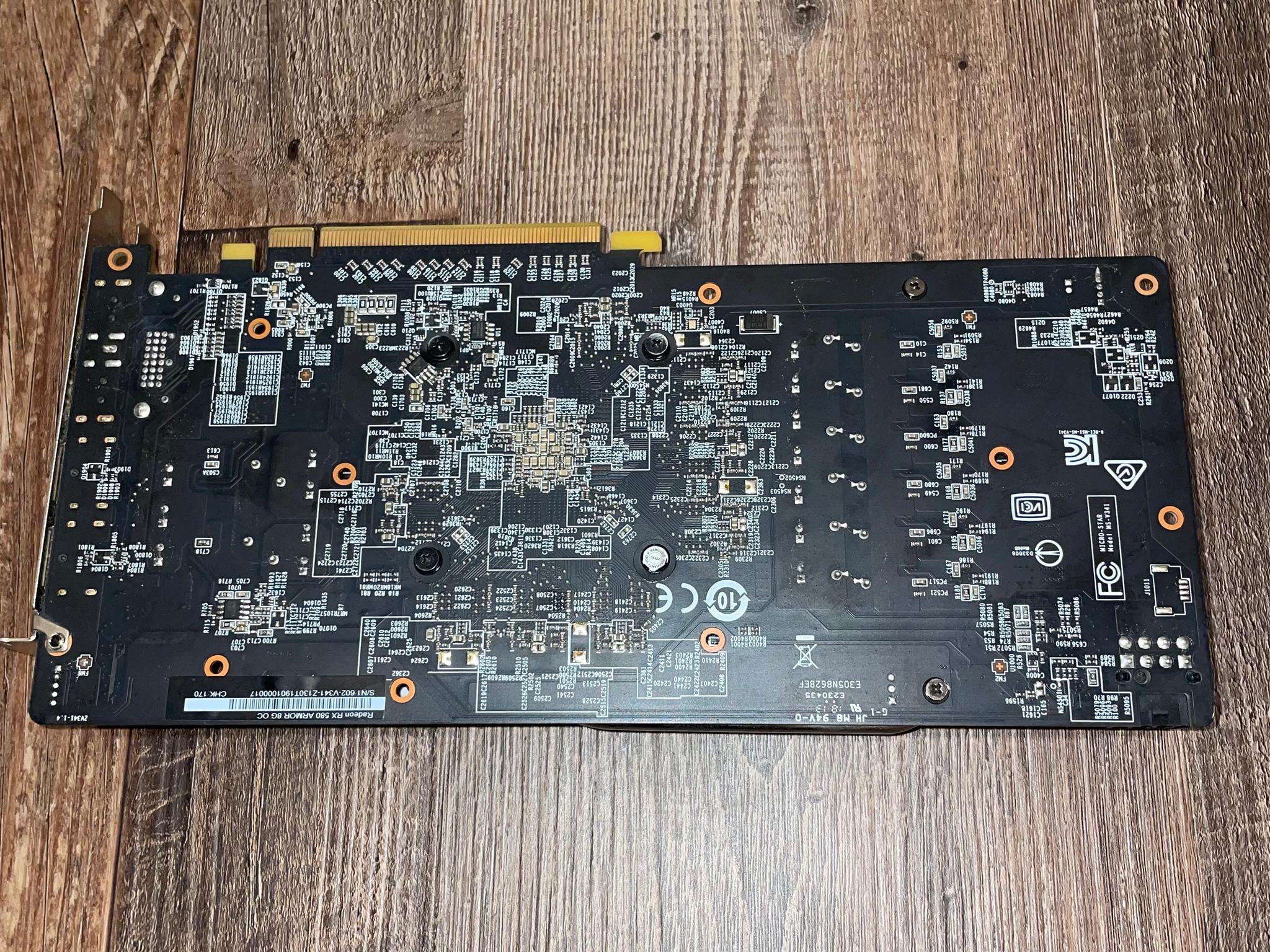 Msi Armor Rx 580 8 GB