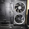 Title: ASUS Prime AP202 ARGB Panoramic mATX Case - Black – Like New