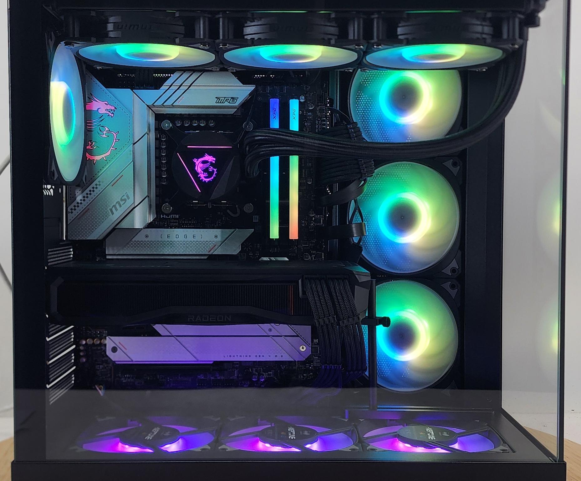 Gaming PC i7-12700KF 32GB RAM 2TB SSD RX 7900 XT 20GB Windows 11 Computer