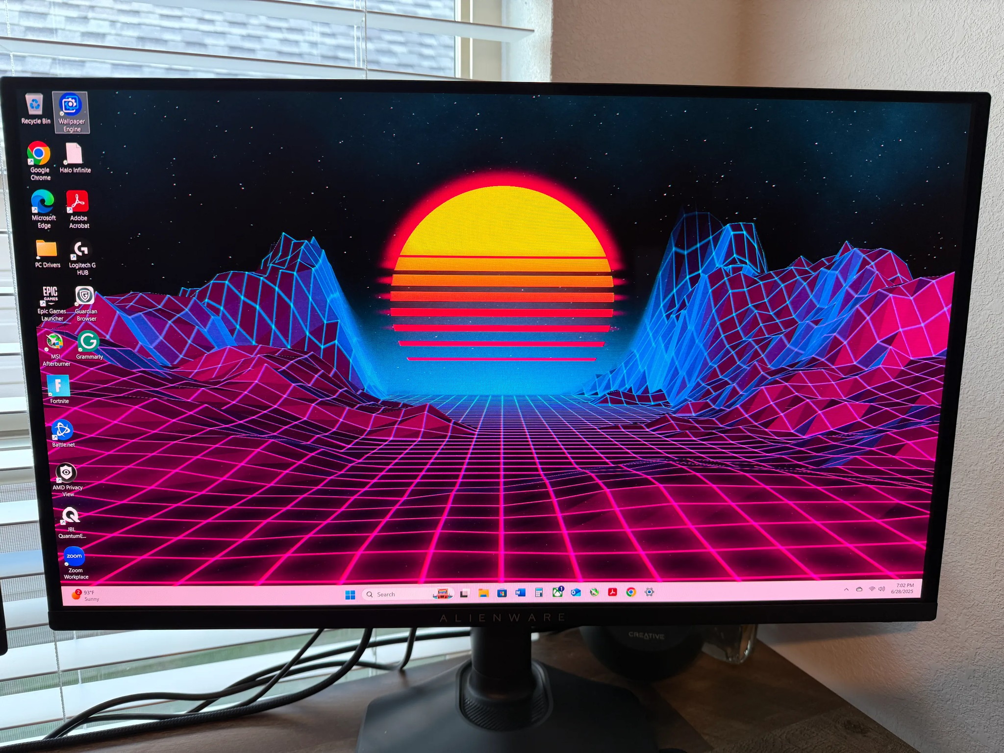 Alienware AW2725DF 27″ QD-OLED Gaming Monitor – 360Hz, QHD, HDR, Like New