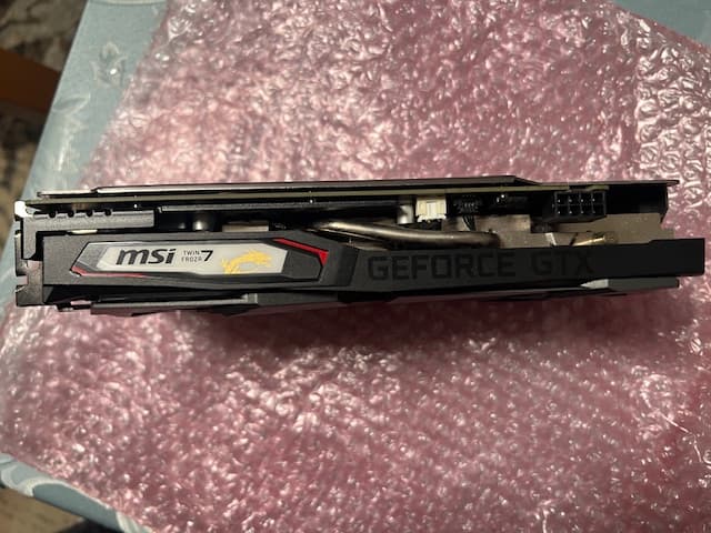 MSI GeForce GTX 1660 Ti Gaming X Overclocked Dual Fan 6GB GDDR6 PCIe 3.0 Graphics Card