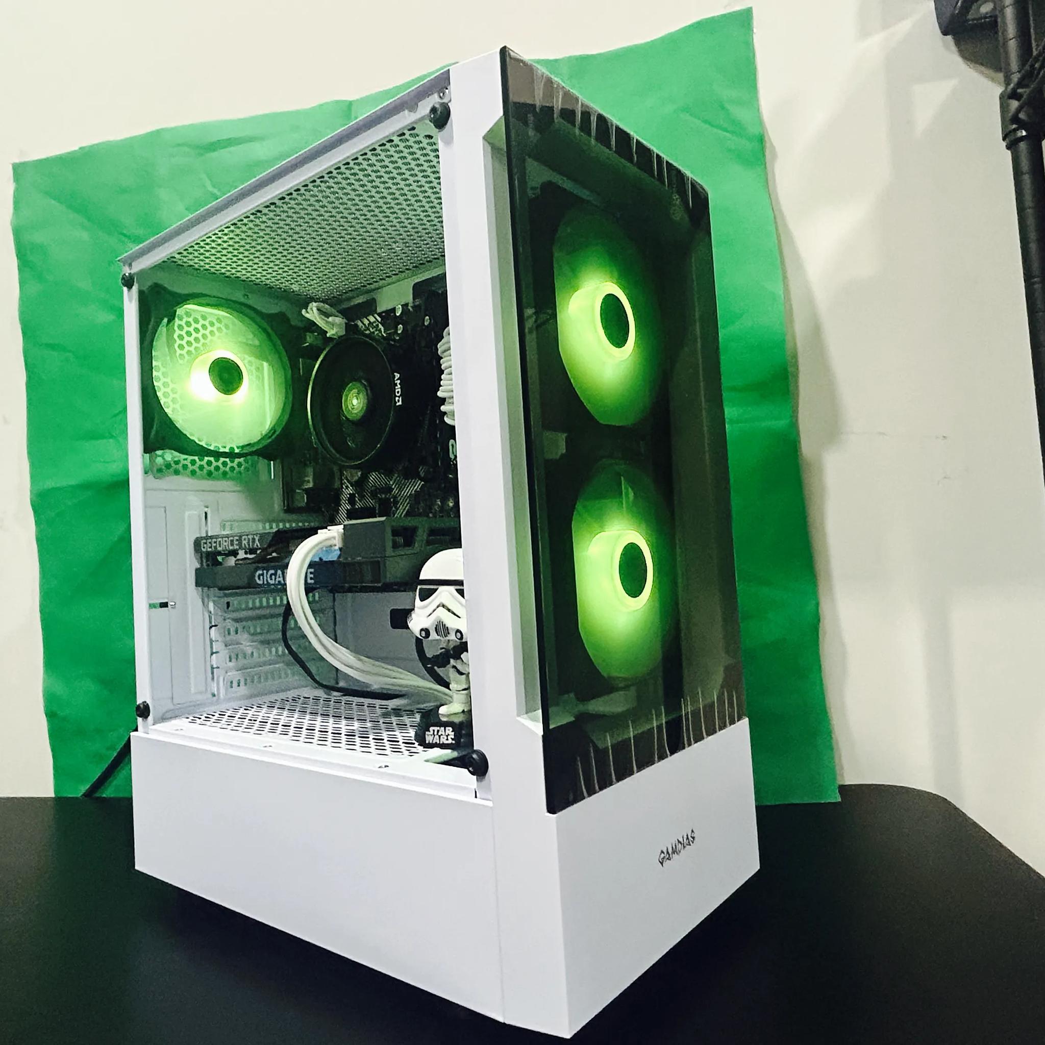Stormtrooper Gaming PC AMD RYZEN 5 3600 | RTX 3050 8GB |1TB SSD | 16GB Ram| 3 RGB Fans