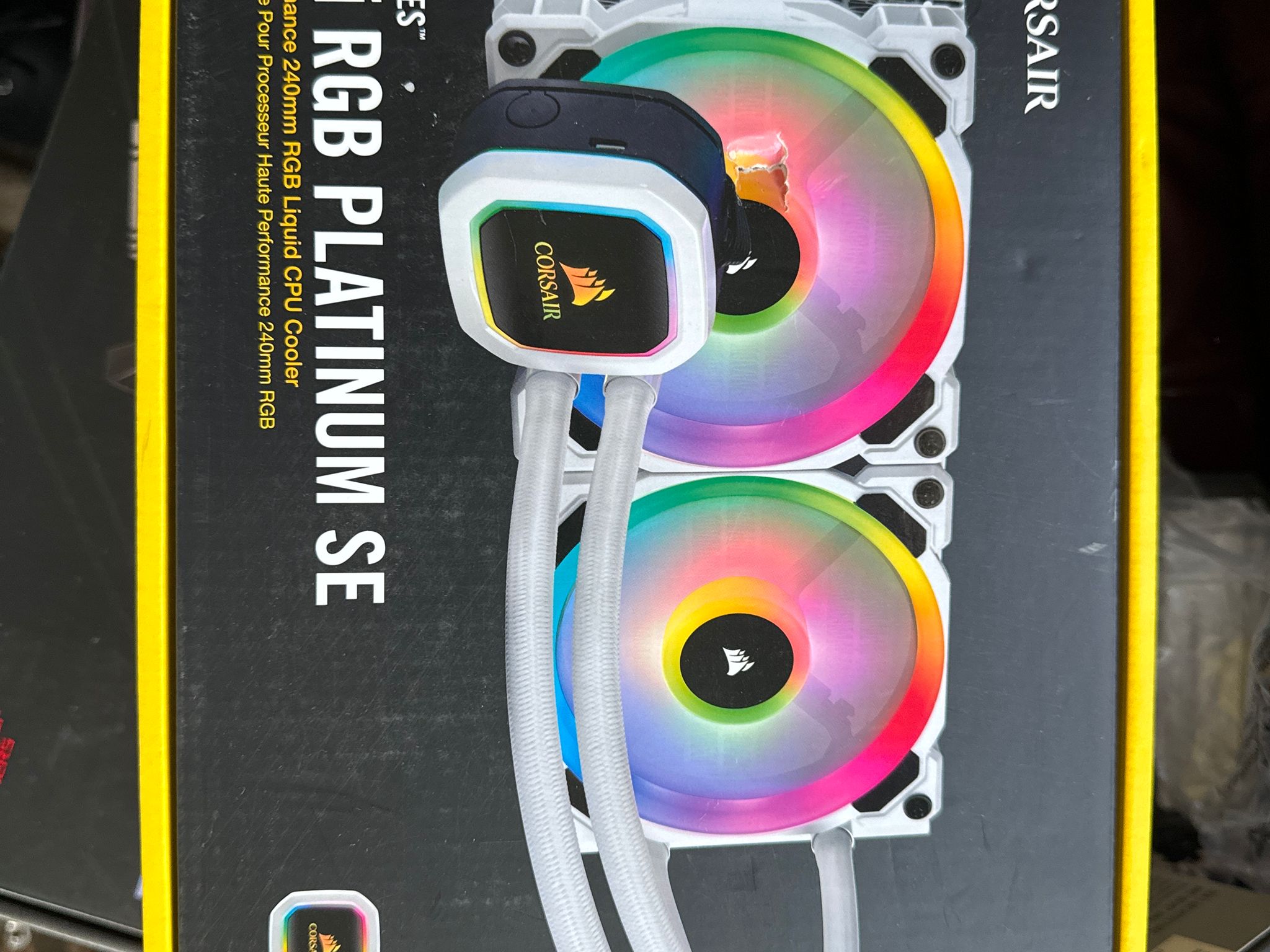 Used Corsair H100i RGB Platinum SE