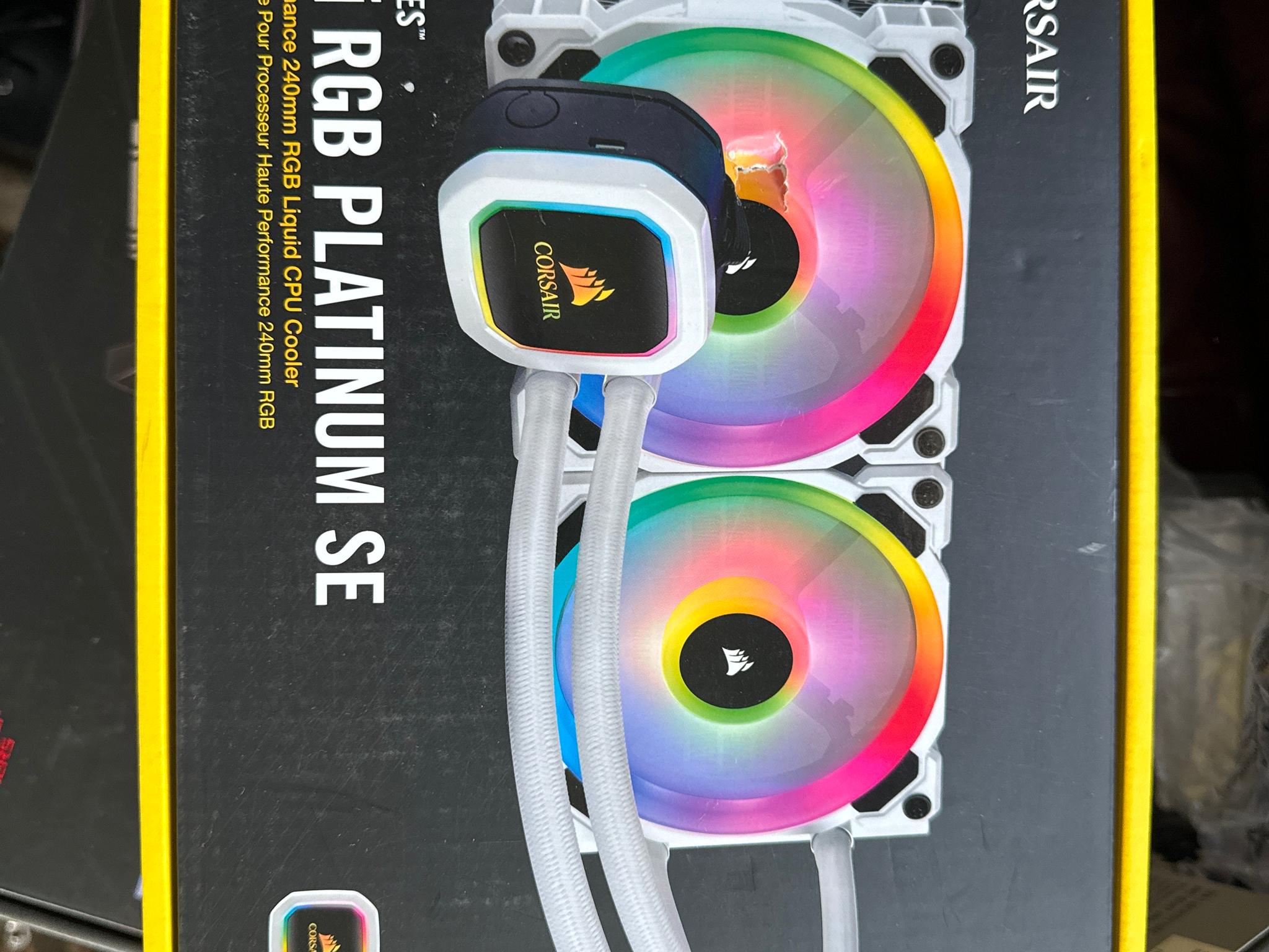 Used Corsair H100i RGB Platinum SE