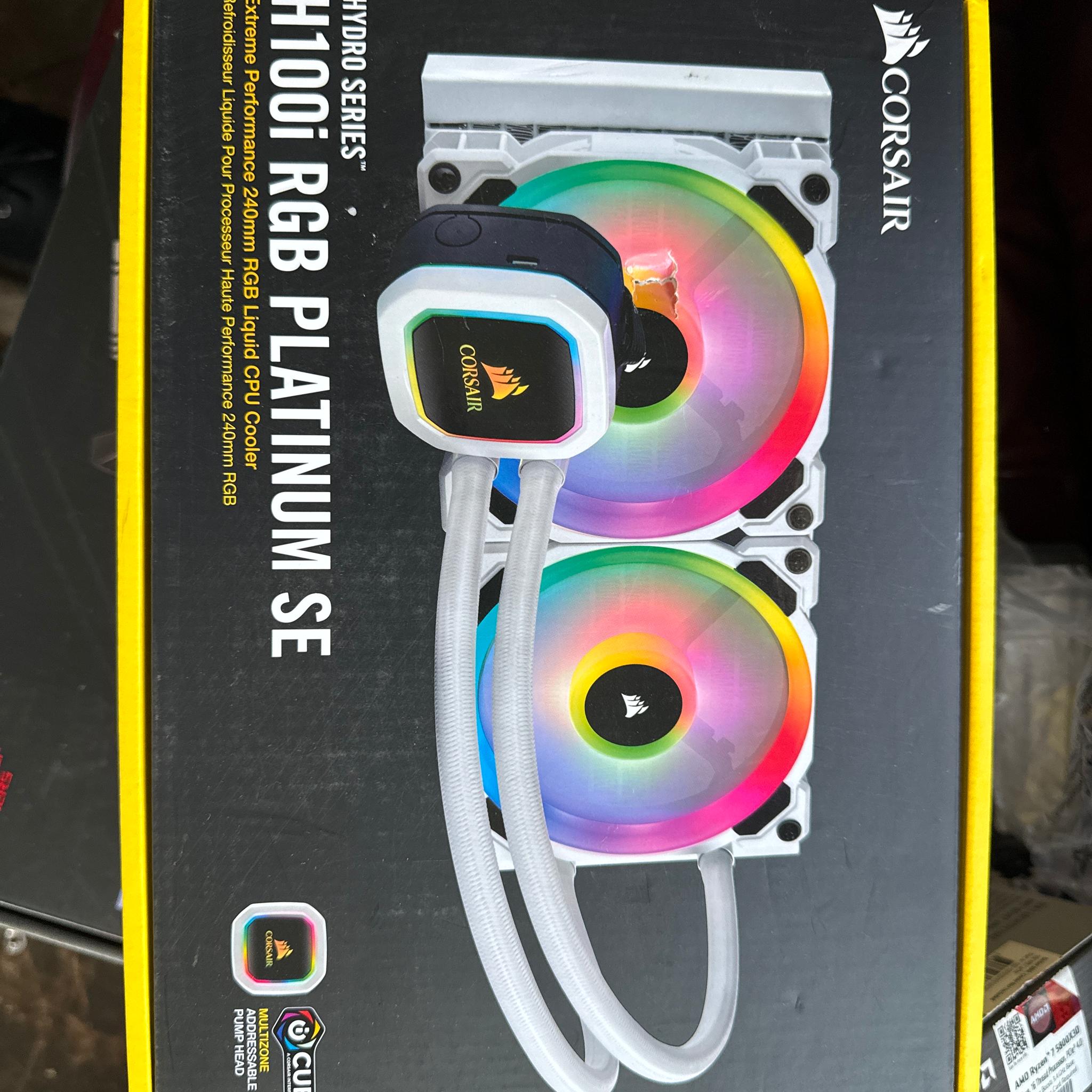 Used Corsair H100i RGB Platinum SE