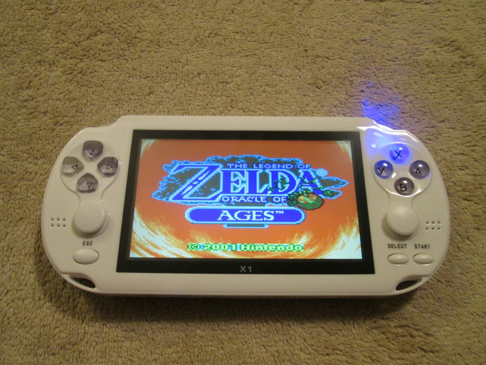 Retro Game Console System (White) New