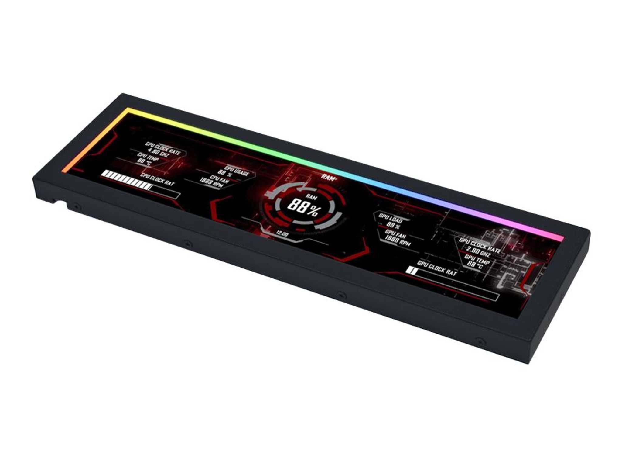 Lian Li 8.8" Universal Screen - Black