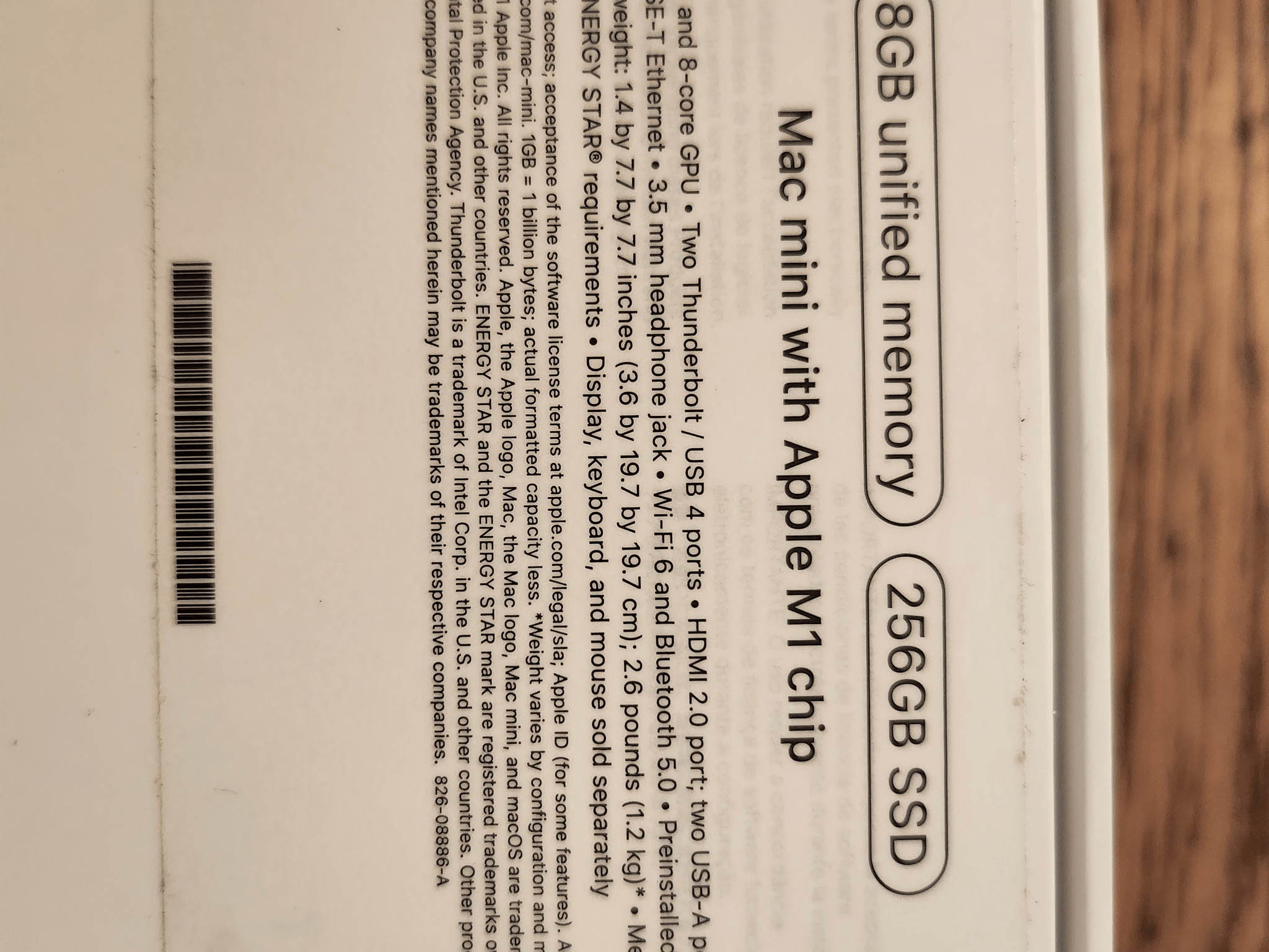 Apple Mac Mini M1 (8GB/256GB)