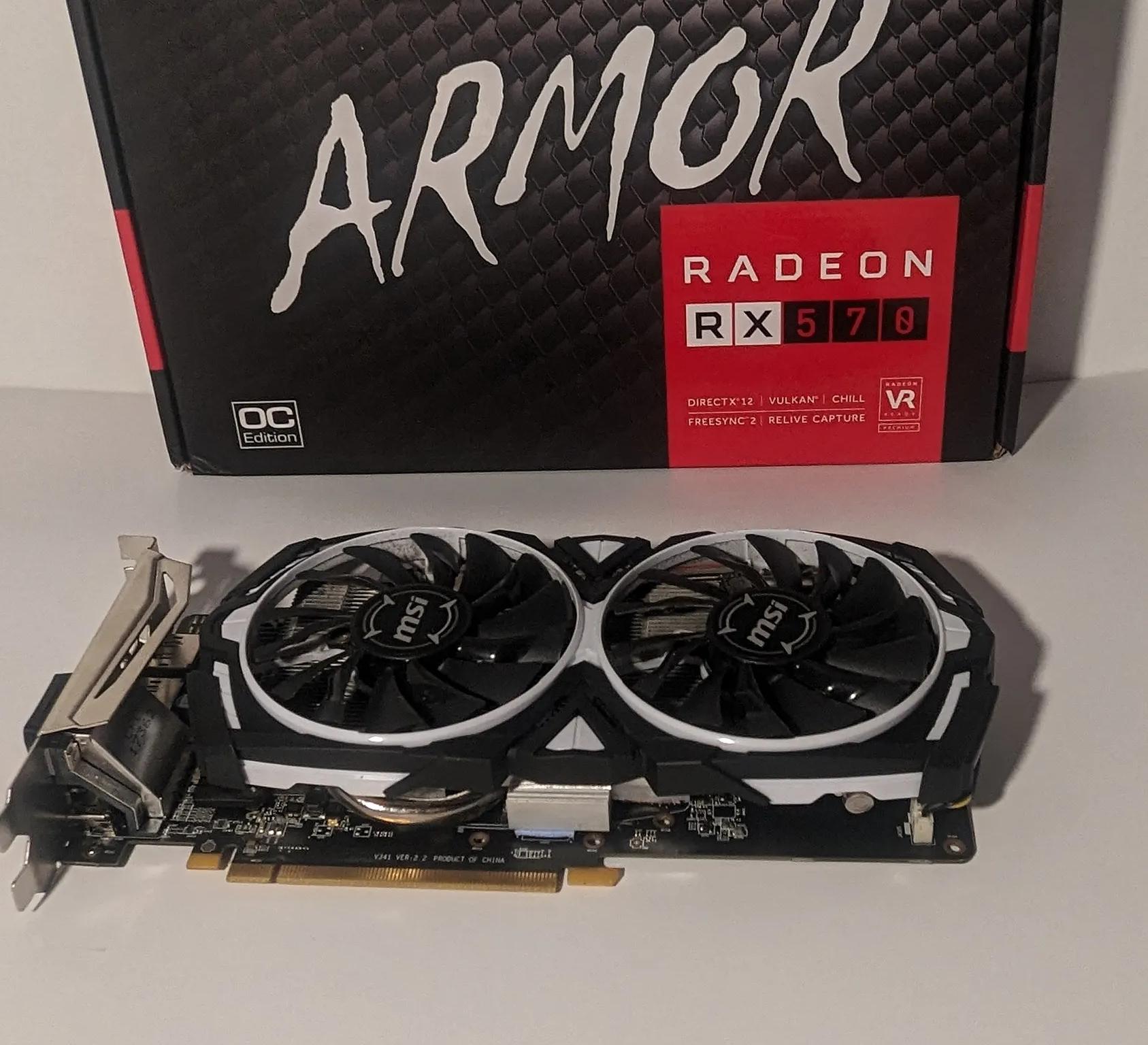 MSI Radeon Armor Rx 570 8GB
