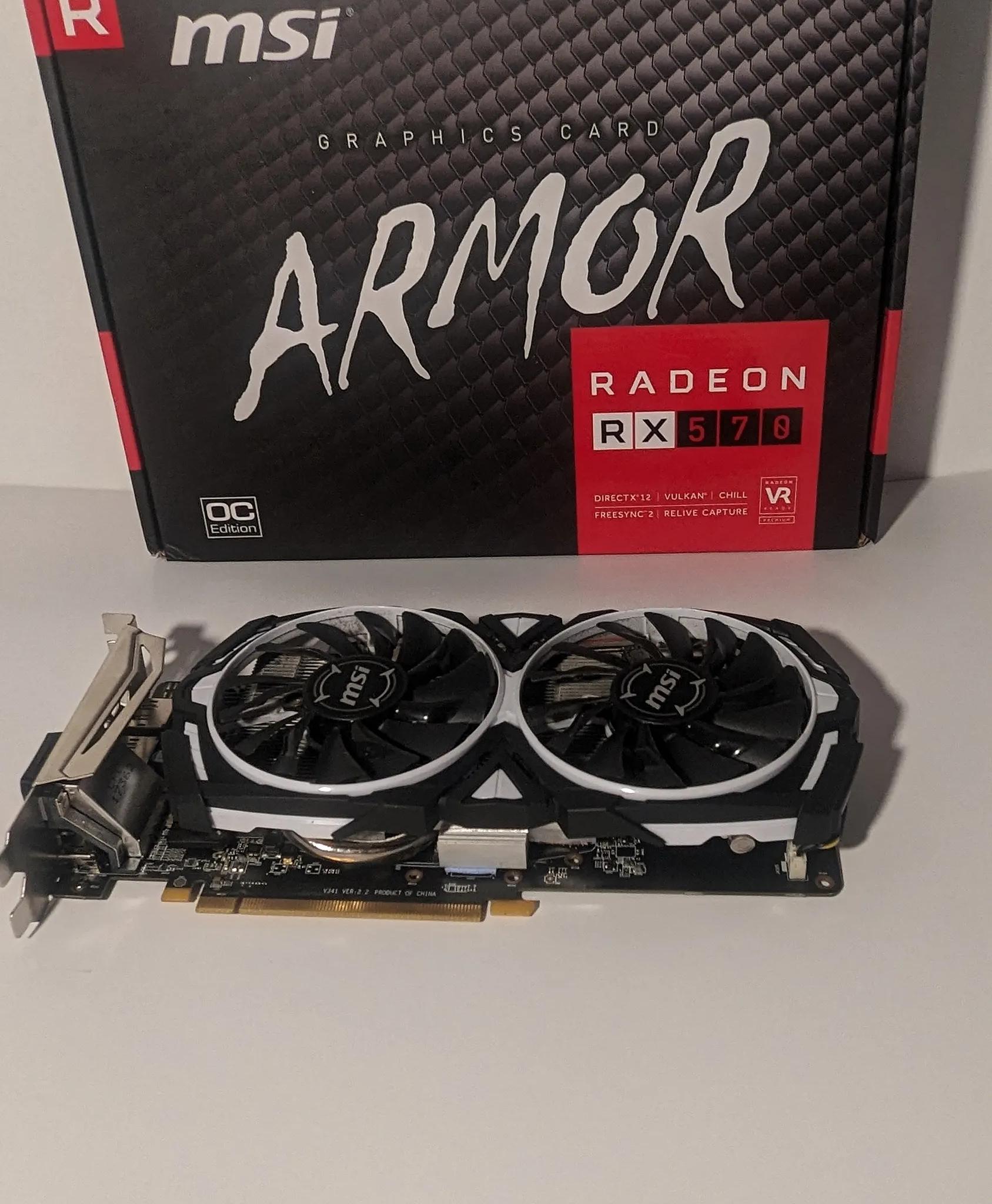 MSI Radeon Armor Rx 570 8GB