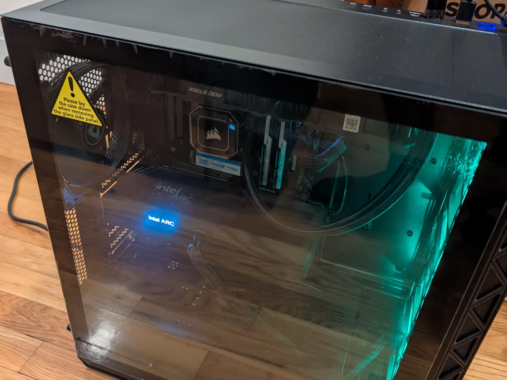 Intel Arc B580 Budget Gaming PC with i7-10700k