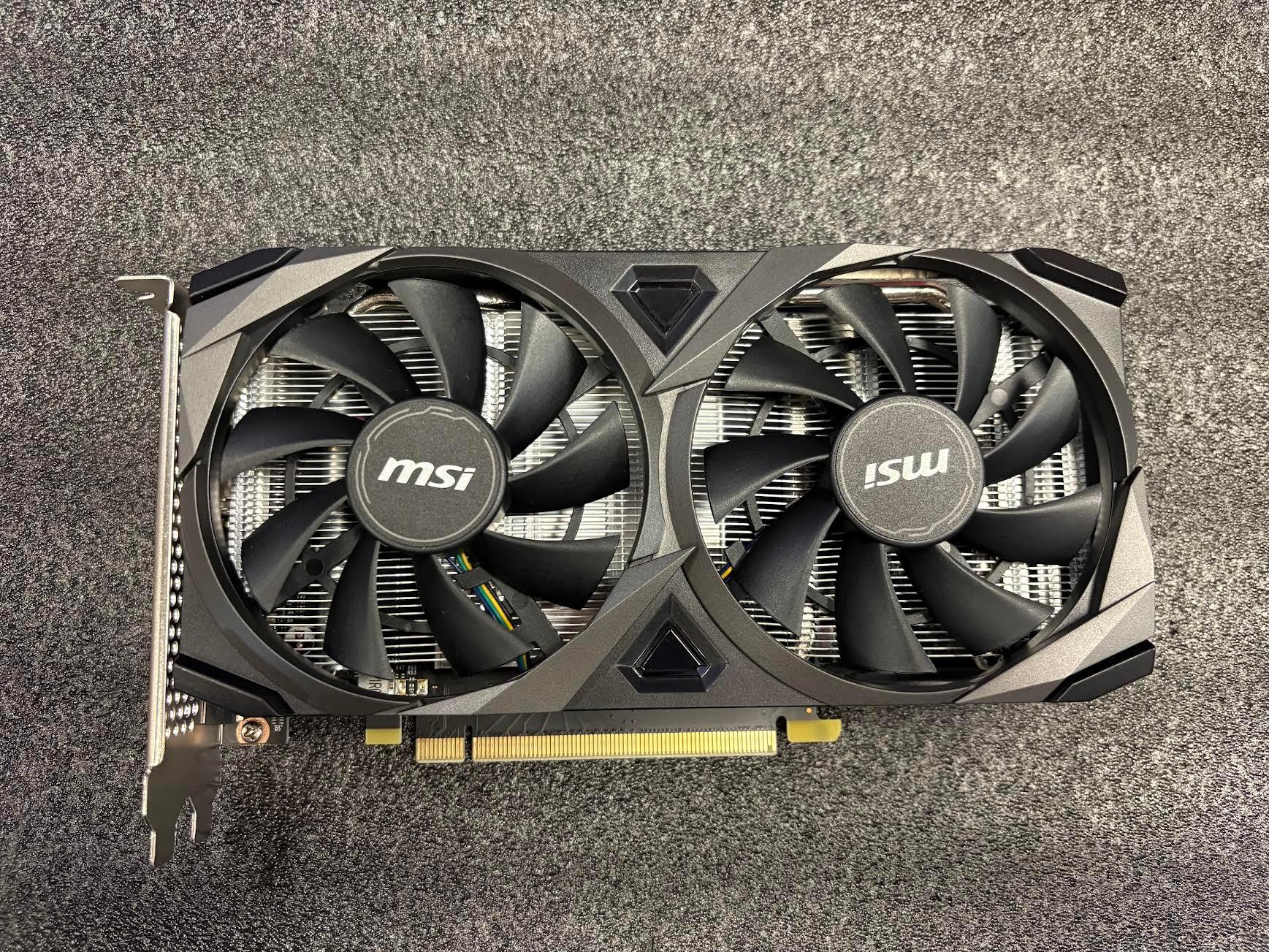 MSI GeForce RTX 3050 VENTUS 2X XS 8G OC Graphic Card - USED