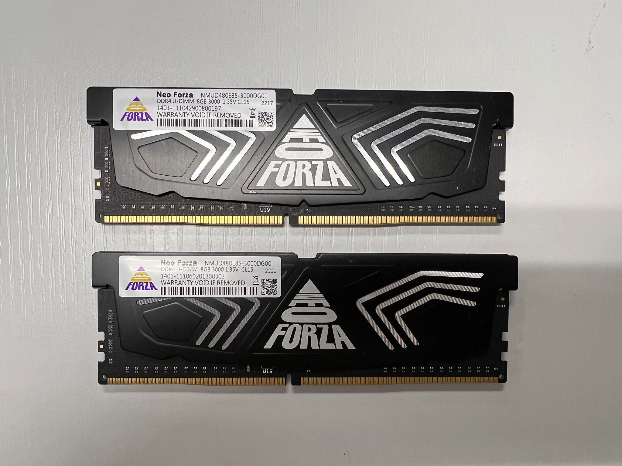 Neo Forza 16GB (2x8) 3000 MHz CL15