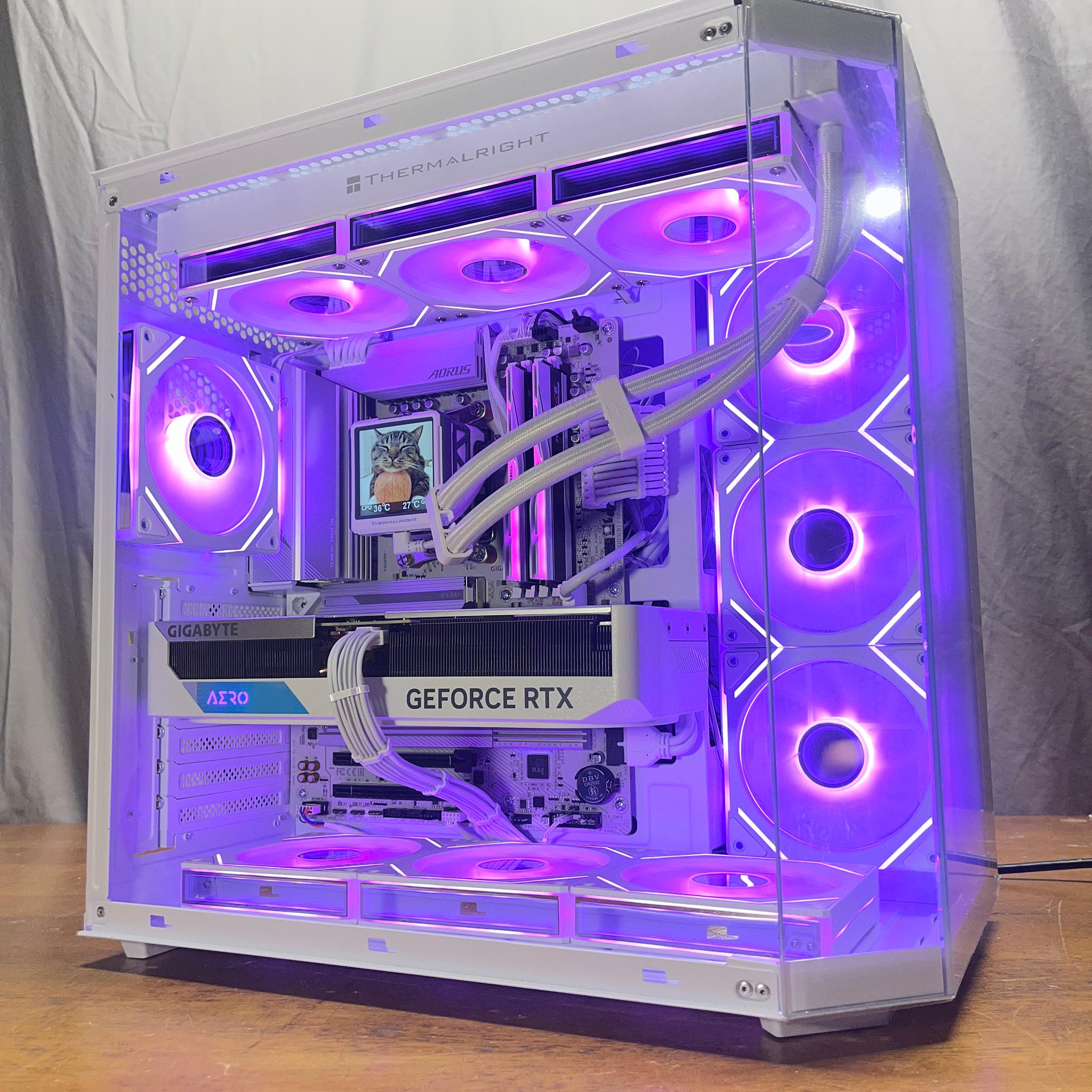 RTX 4070 TI SUPER | Ryzen 7 9800X3D | 32GB RAM | 6TB STORAGE | White Gaming PC