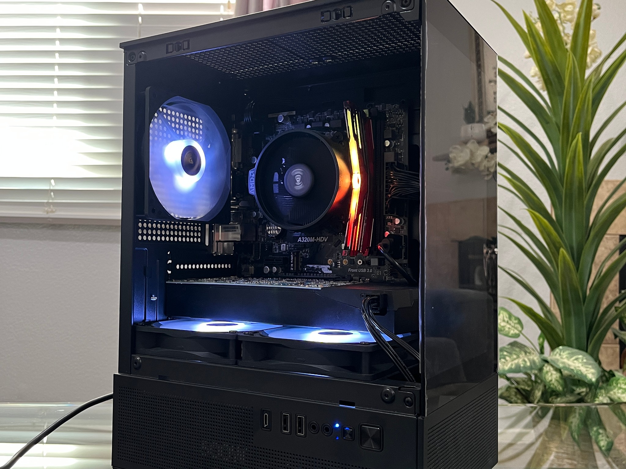 GTX 1060 6GB, Ryzen 5 2600, 8GB RAM | Black RGB Gaming Computer/PC