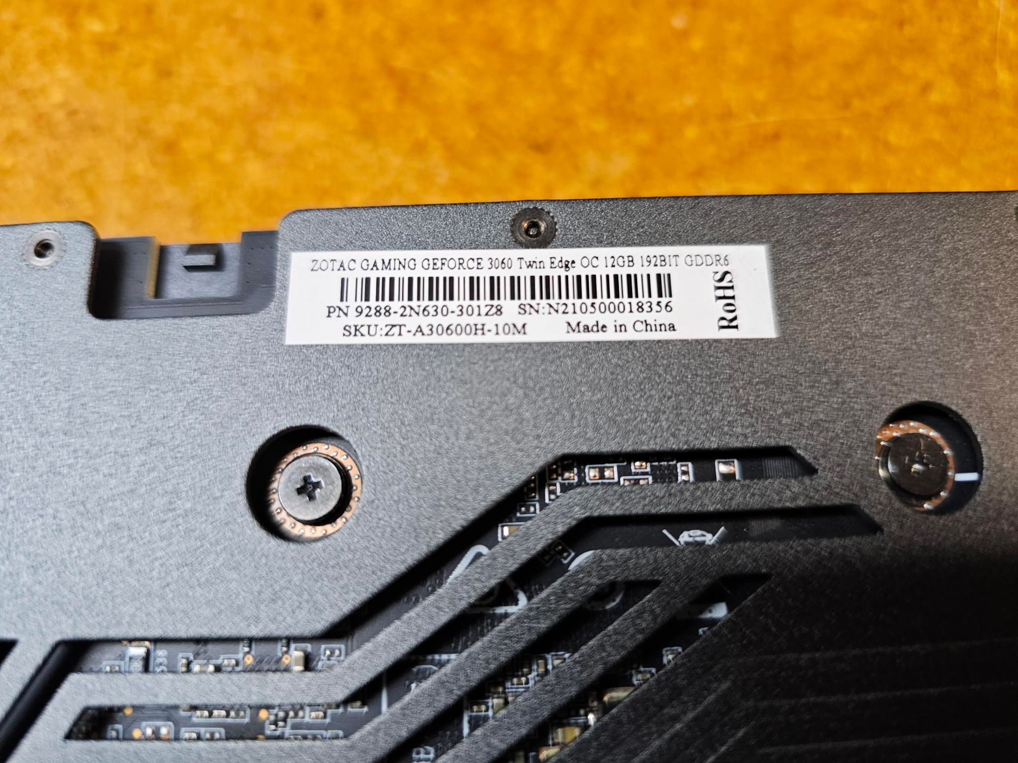 ZOTAC GAMING Twin Edge OC GeForce RTX 3060 12GB