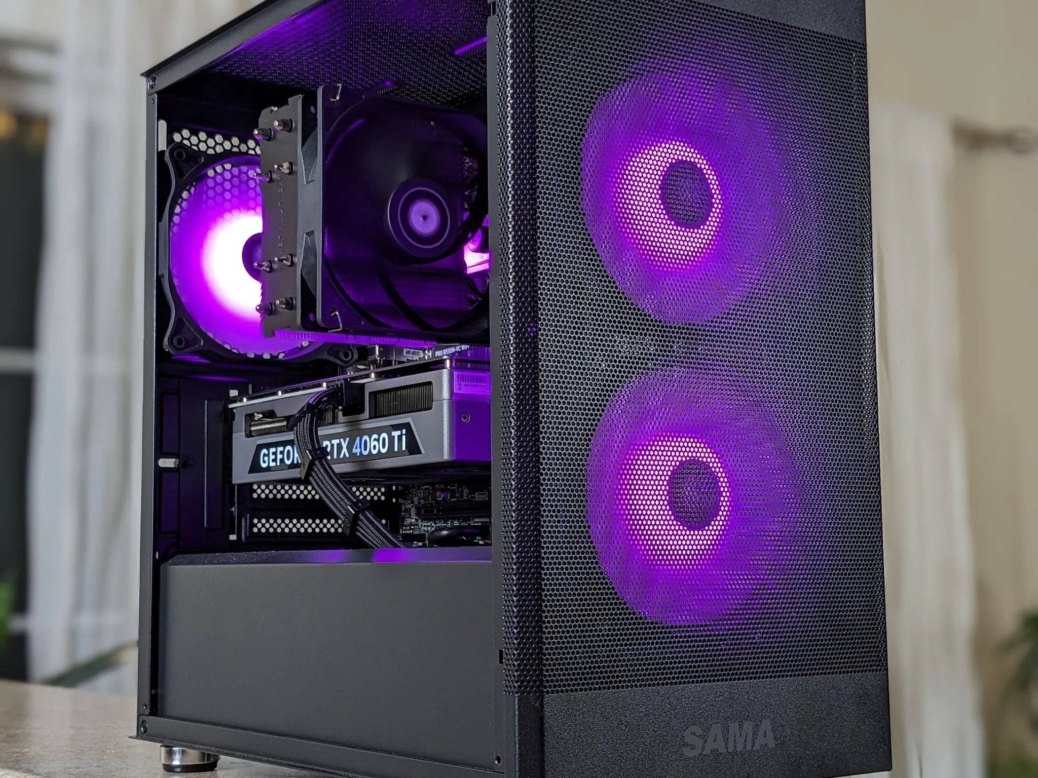 Mid Range Ryzen RGB Gaming PC - Ryzen 5 5600G - RTX 4060 Ti