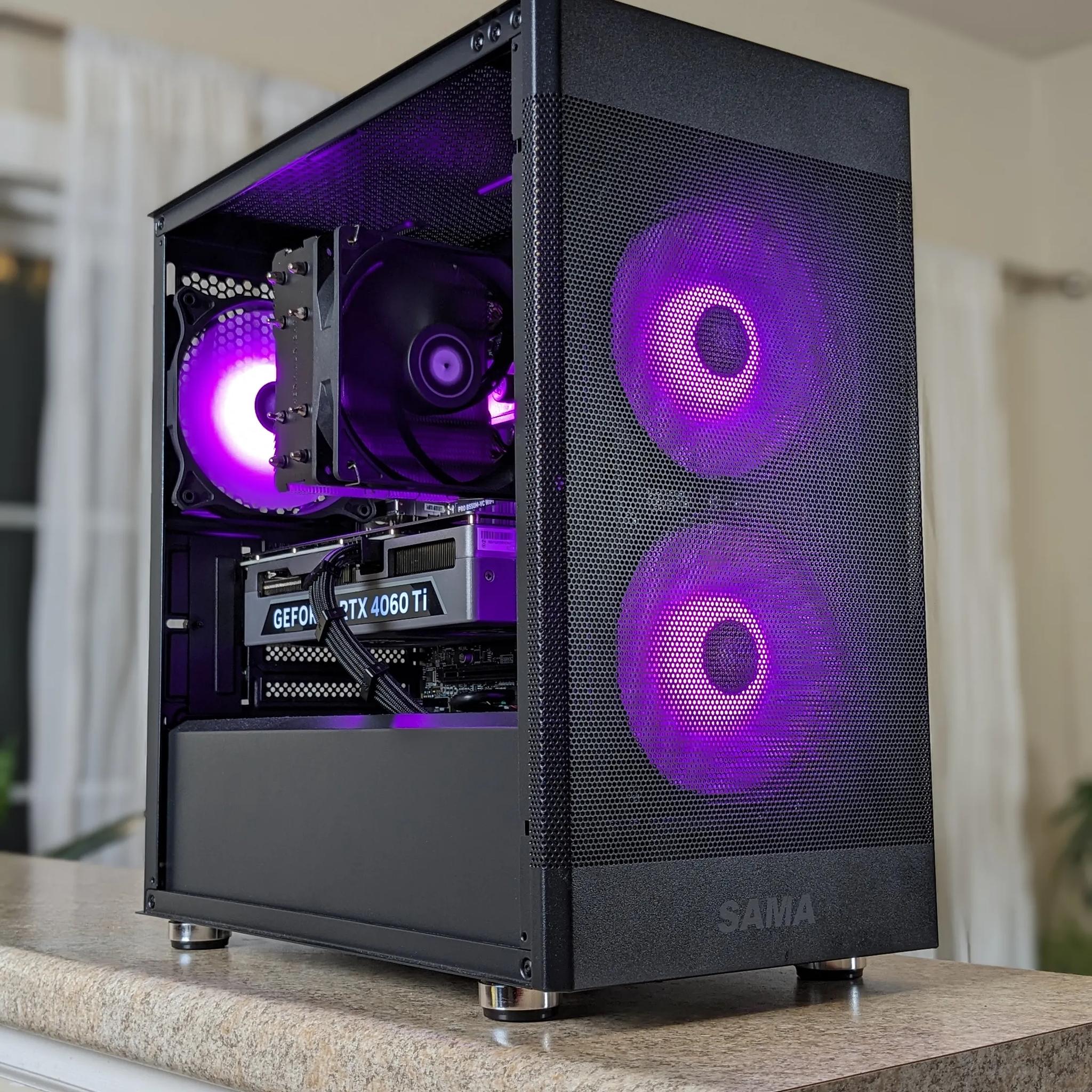 Mid Range Ryzen RGB Gaming PC - Ryzen 5 5600G - RTX 4060 Ti