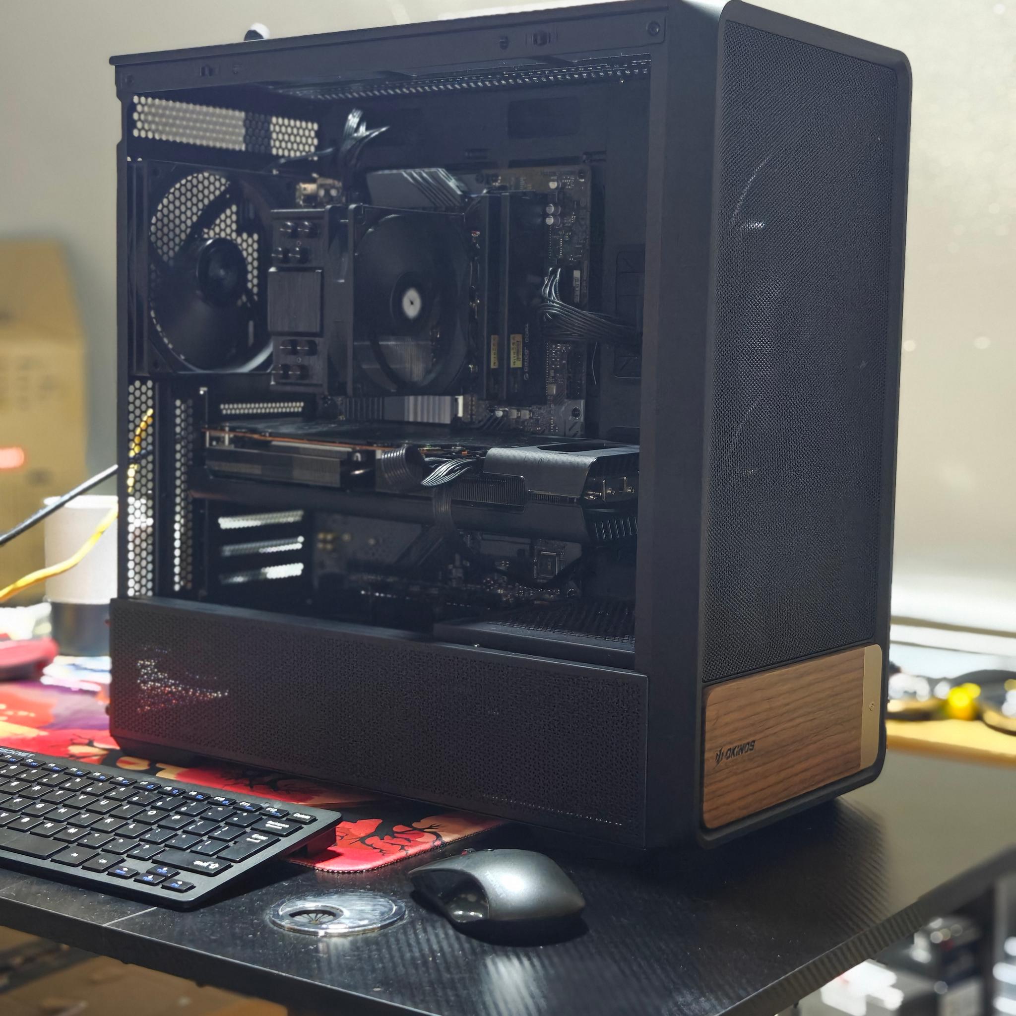 BLACKED OUT SLEEPER BUILD|1080P/1440P OKINOS FULL ATX GAMING PC