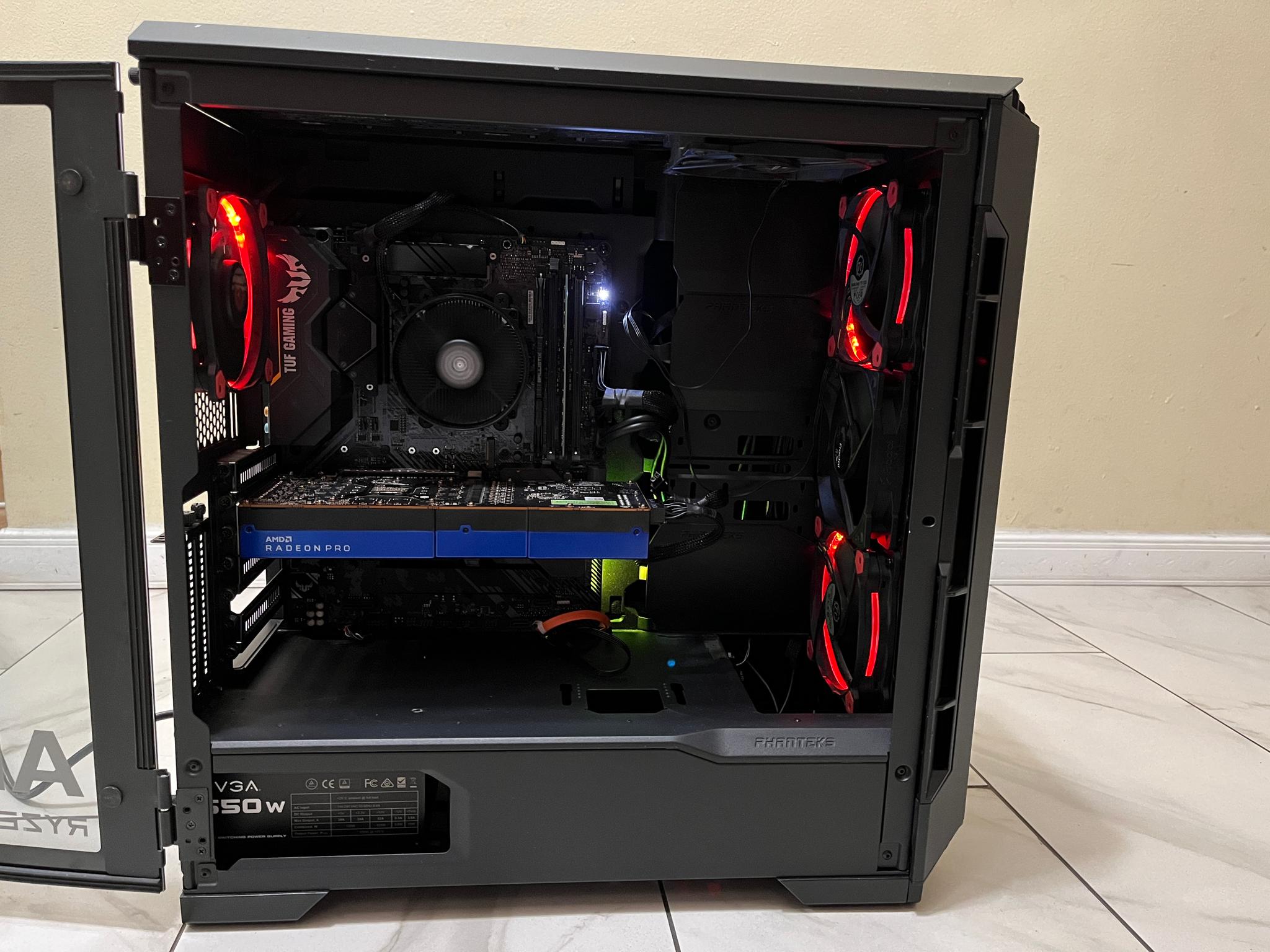 🟠🔥AMD Ryzen 5 3600, AMD W5700 8GB, 12GB RAM, 500 GB SSD, High Performance Workstation Gaming PC 🖥️🟢