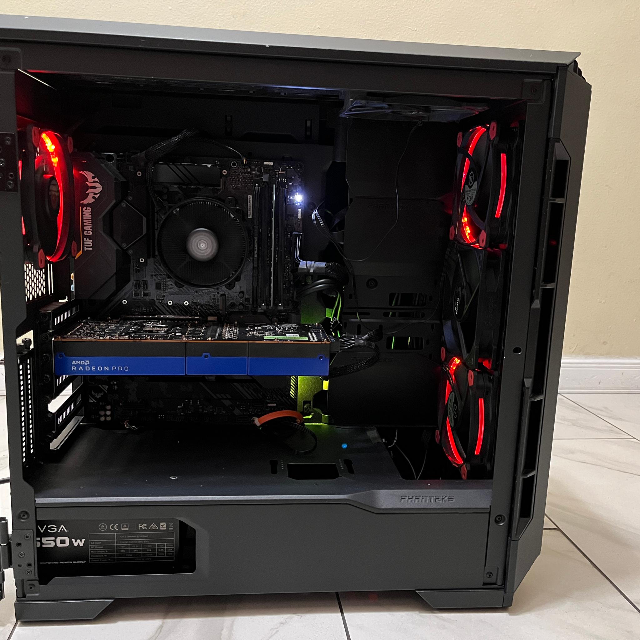 🟠🔥AMD Ryzen 5 3600, AMD W5700 8GB, 12GB RAM, 500 GB SSD, High Performance Workstation Gaming PC 🖥️🟢