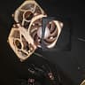 3X Noctua NF-A12x25 PWM, Premium Quiet Fan, 4-Pin (120mm, Brown)