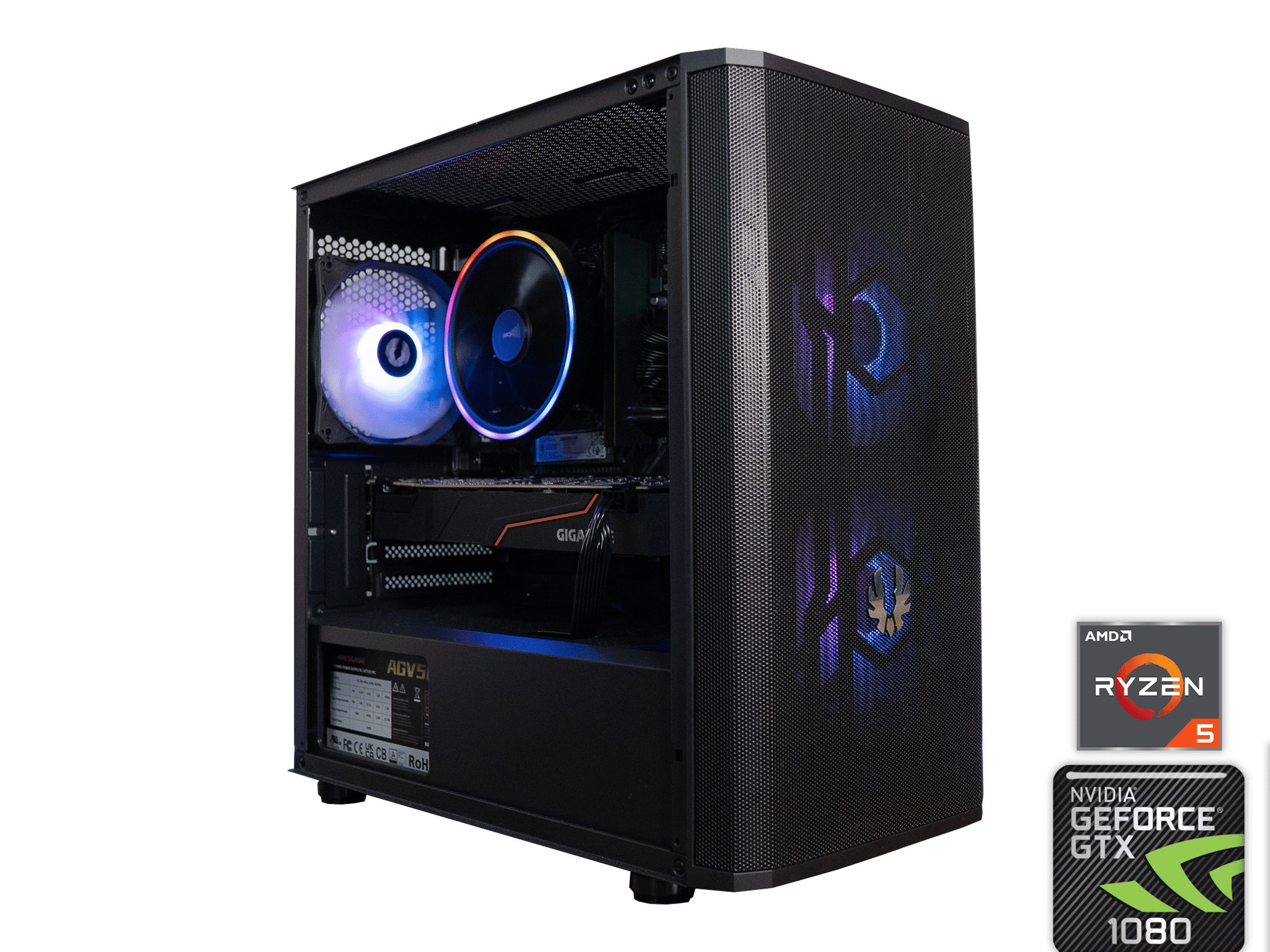🌠🌠 BUDGET - BO6 Ready GAMING PC | Gigabyte GTX 1080 8GB | RYZEN 5 1600X | 16GB DDR4 RAM | 850GB |