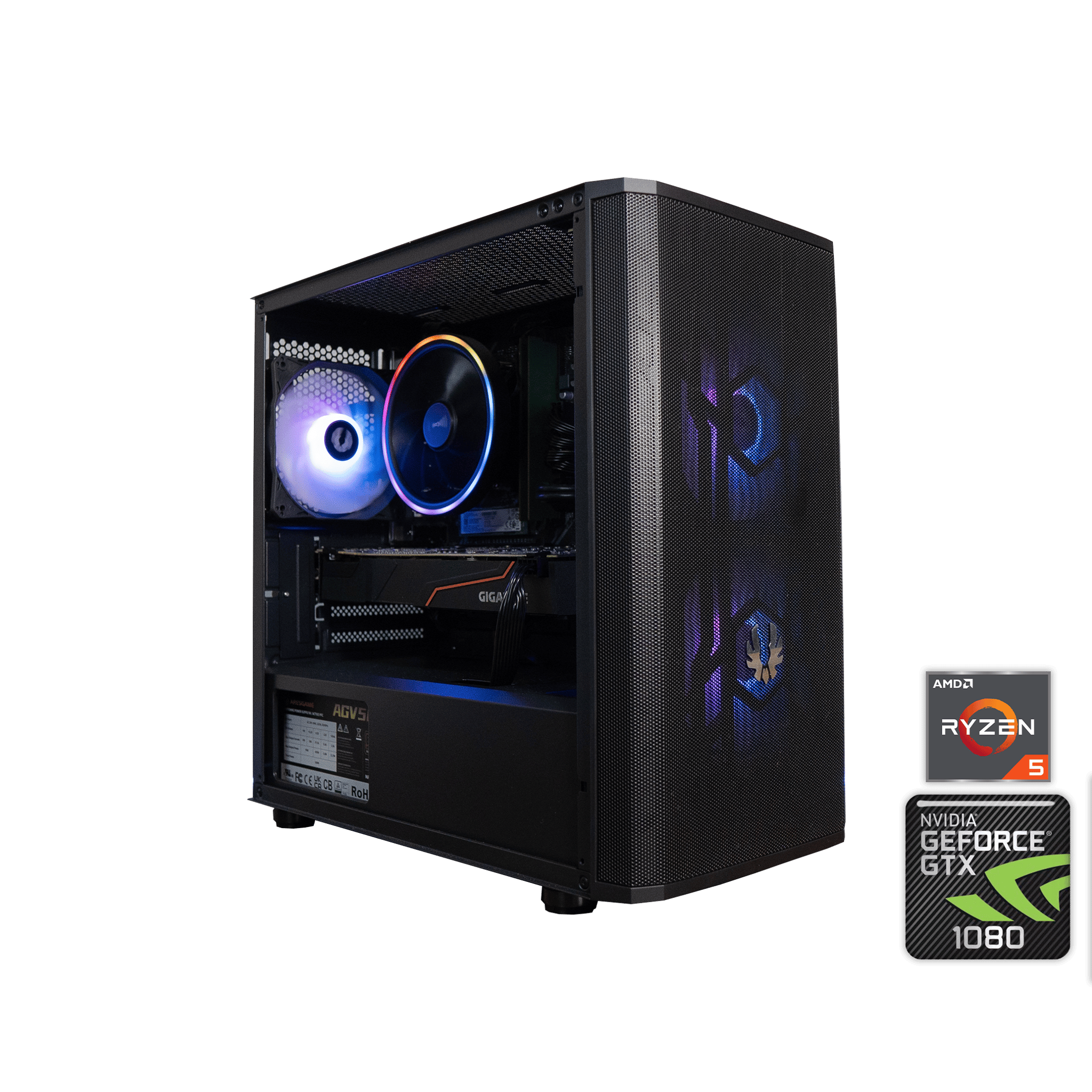 🌠🌠 BUDGET - BO6 Ready GAMING PC | Gigabyte GTX 1080 8GB | RYZEN 5 1600X | 16GB DDR4 RAM | 850GB |
