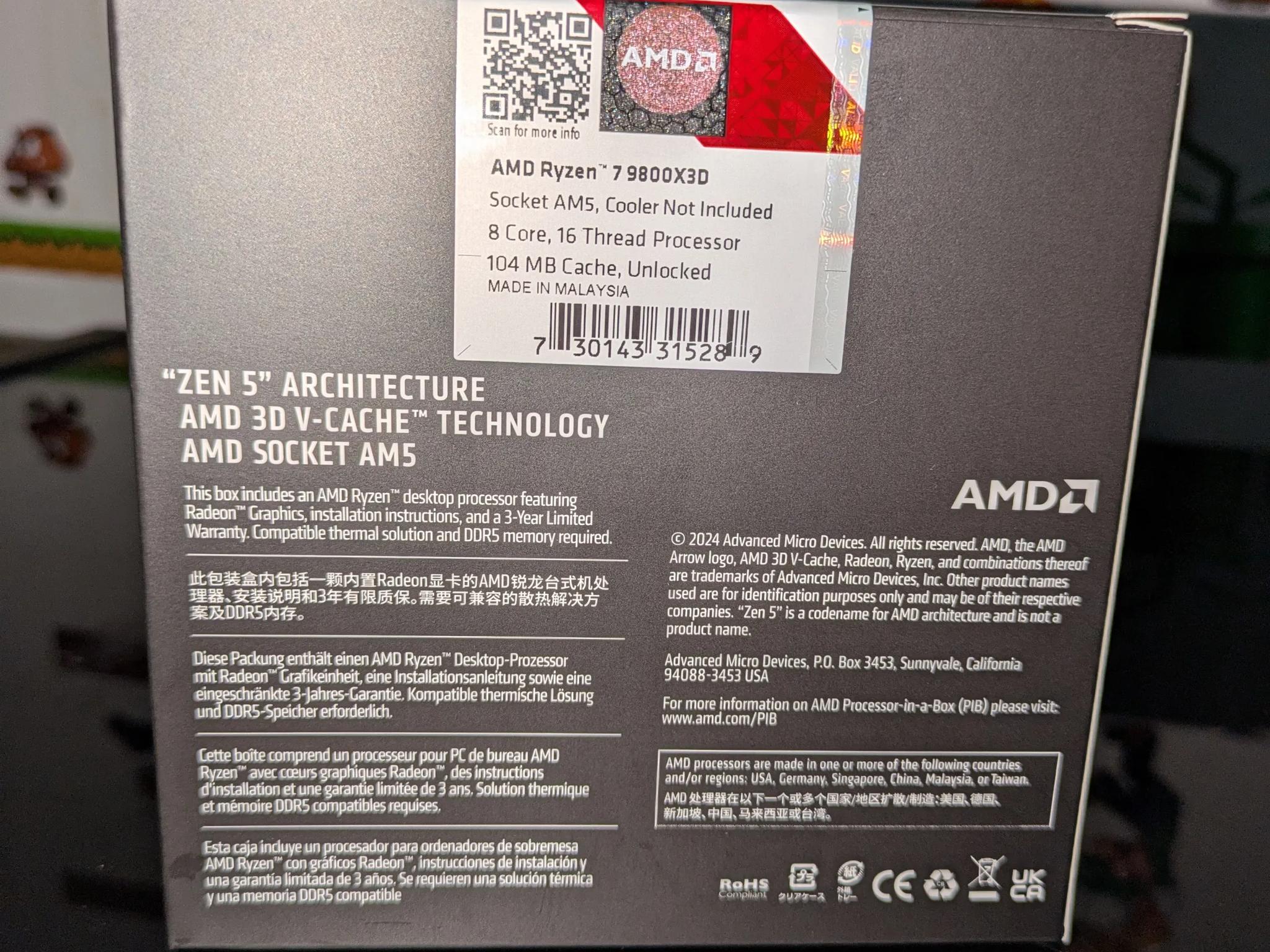 🔥🔥BNIB Ryzen 7 9800X3D|ASUS ROG Strix B650E-E|48GB DDR5-5200 Combo w/ warranty🔥🔥