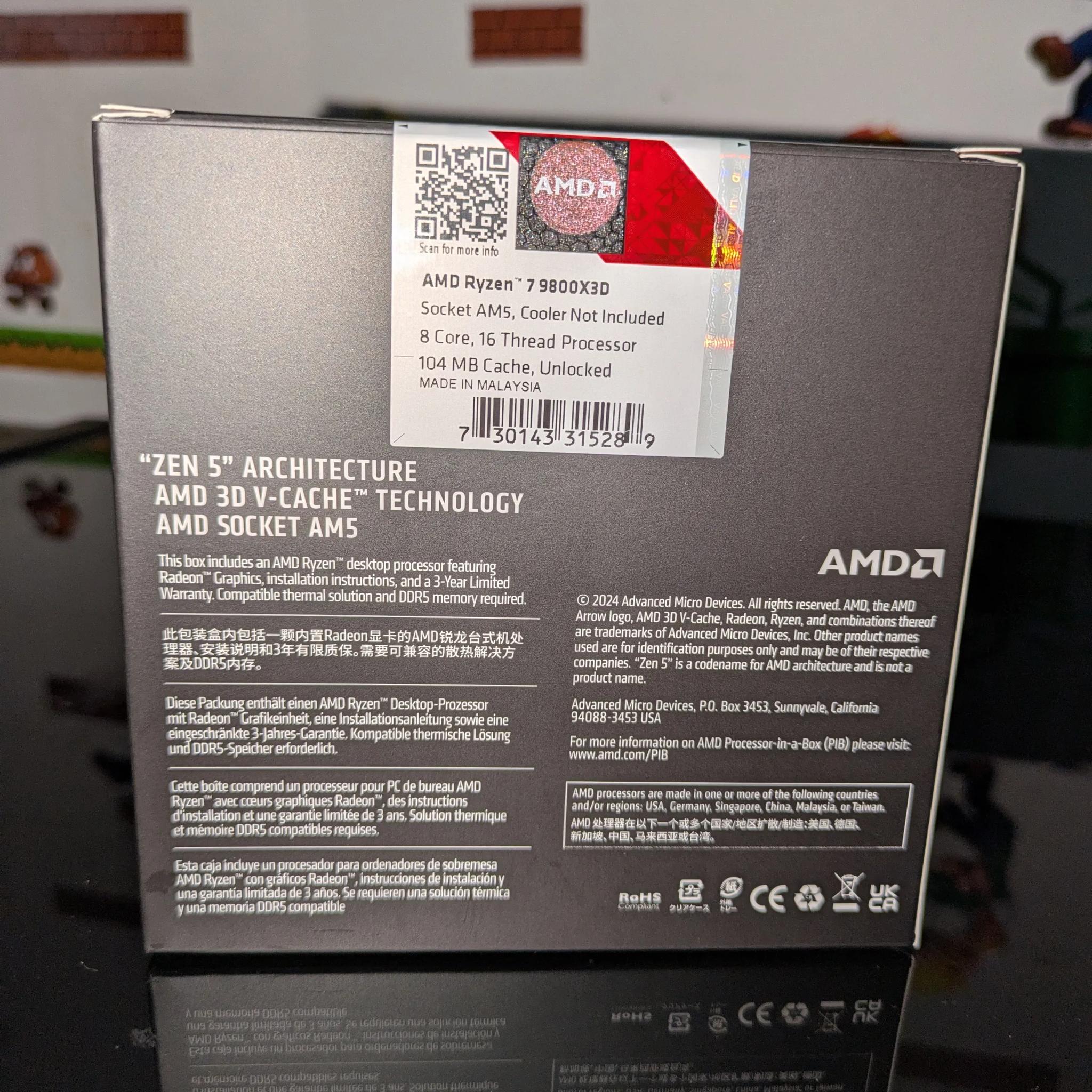🔥🔥BNIB Ryzen 7 9800X3D|ASUS ROG Strix B650E-E|48GB DDR5-5200 Combo w/ warranty🔥🔥