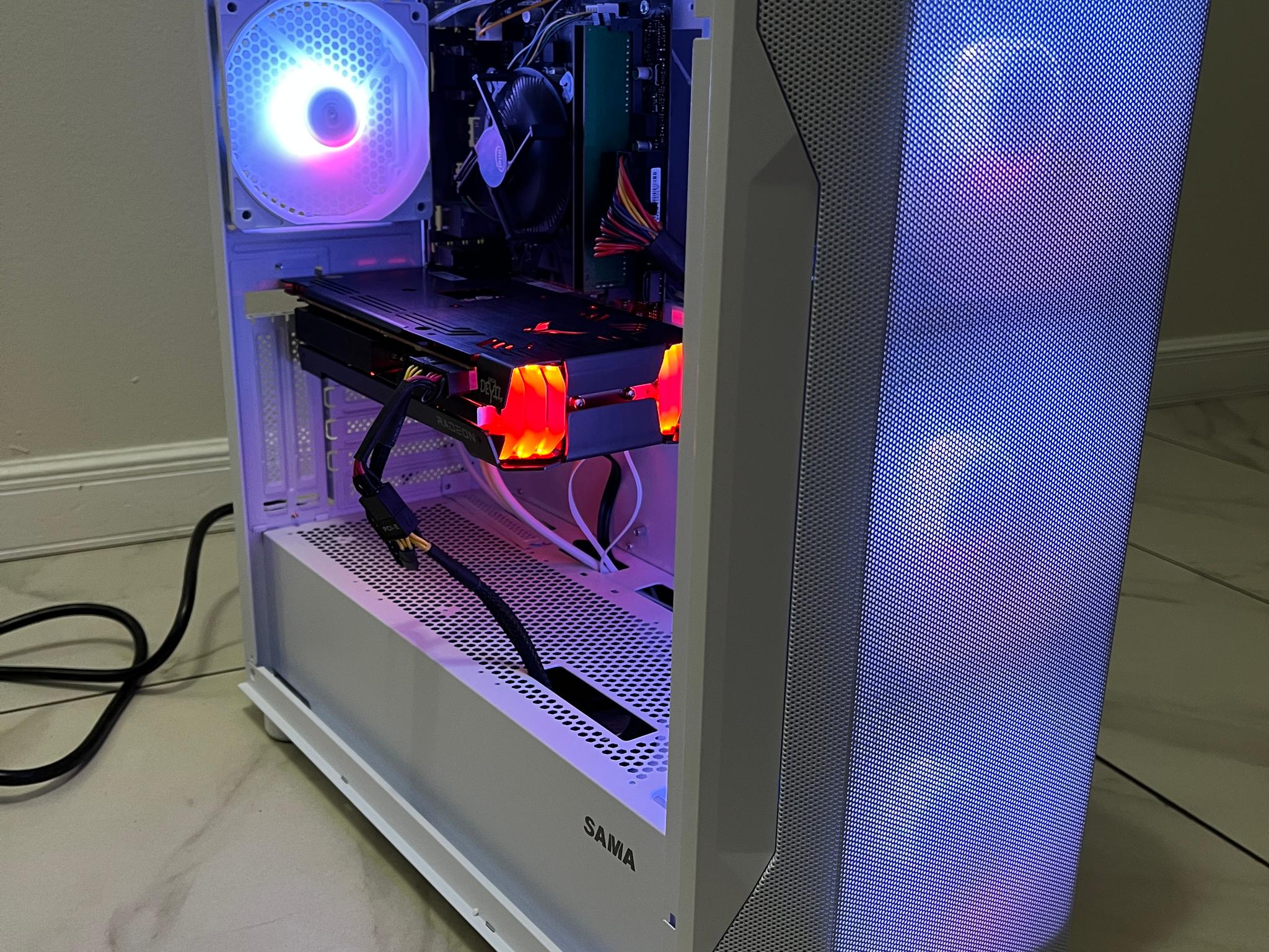 AMD RX 6600 XT, Intel Core i5-9400, 16GB RAM, 500 GB SSD, High FPS Gaming PC w/ Wi-Fi & BT