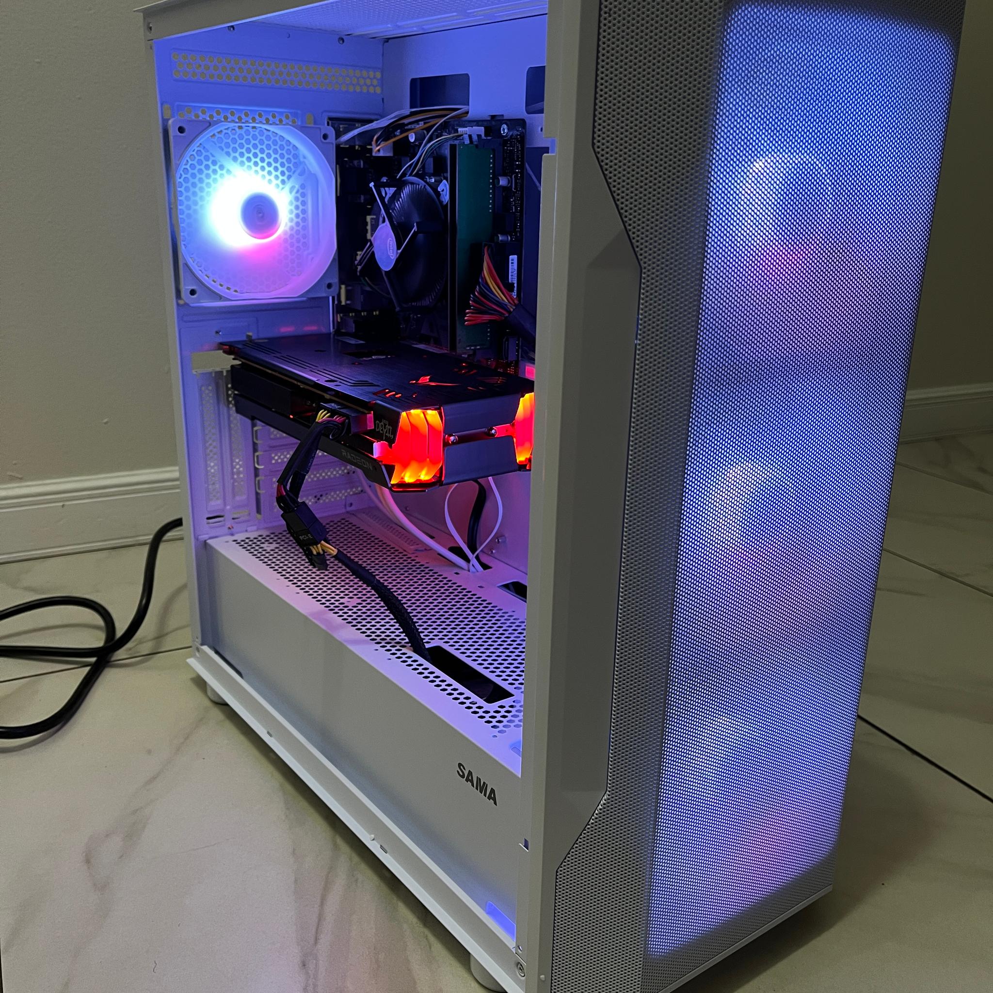 AMD RX 6600 XT, Intel Core i5-9400, 16GB RAM, 500 GB SSD, High FPS Gaming PC w/ Wi-Fi & BT