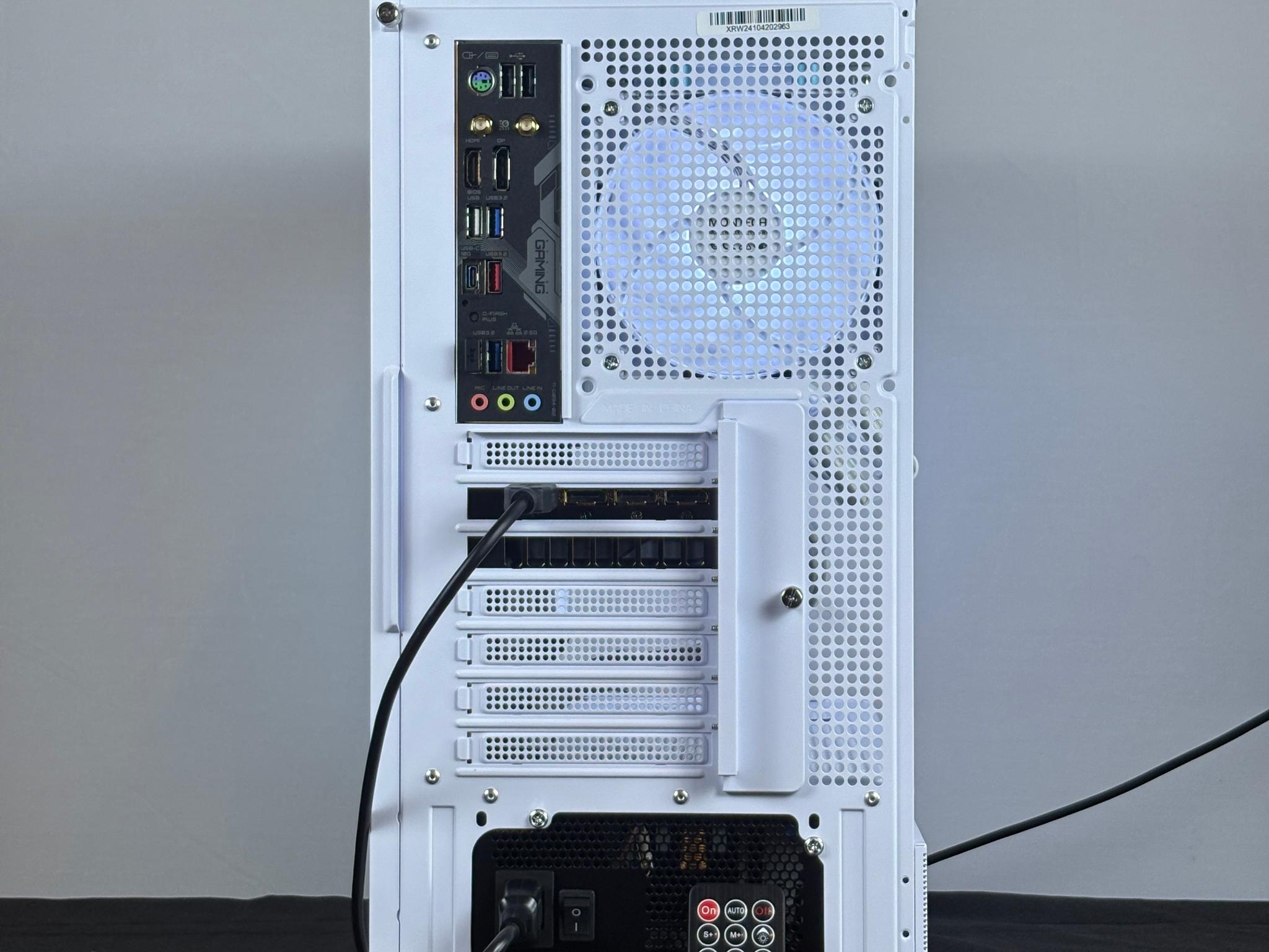 🤍 White RTX 5060 + Ryzen 5 PC | 32GB DDR5 | Full ARGB Control | WiFi + BT