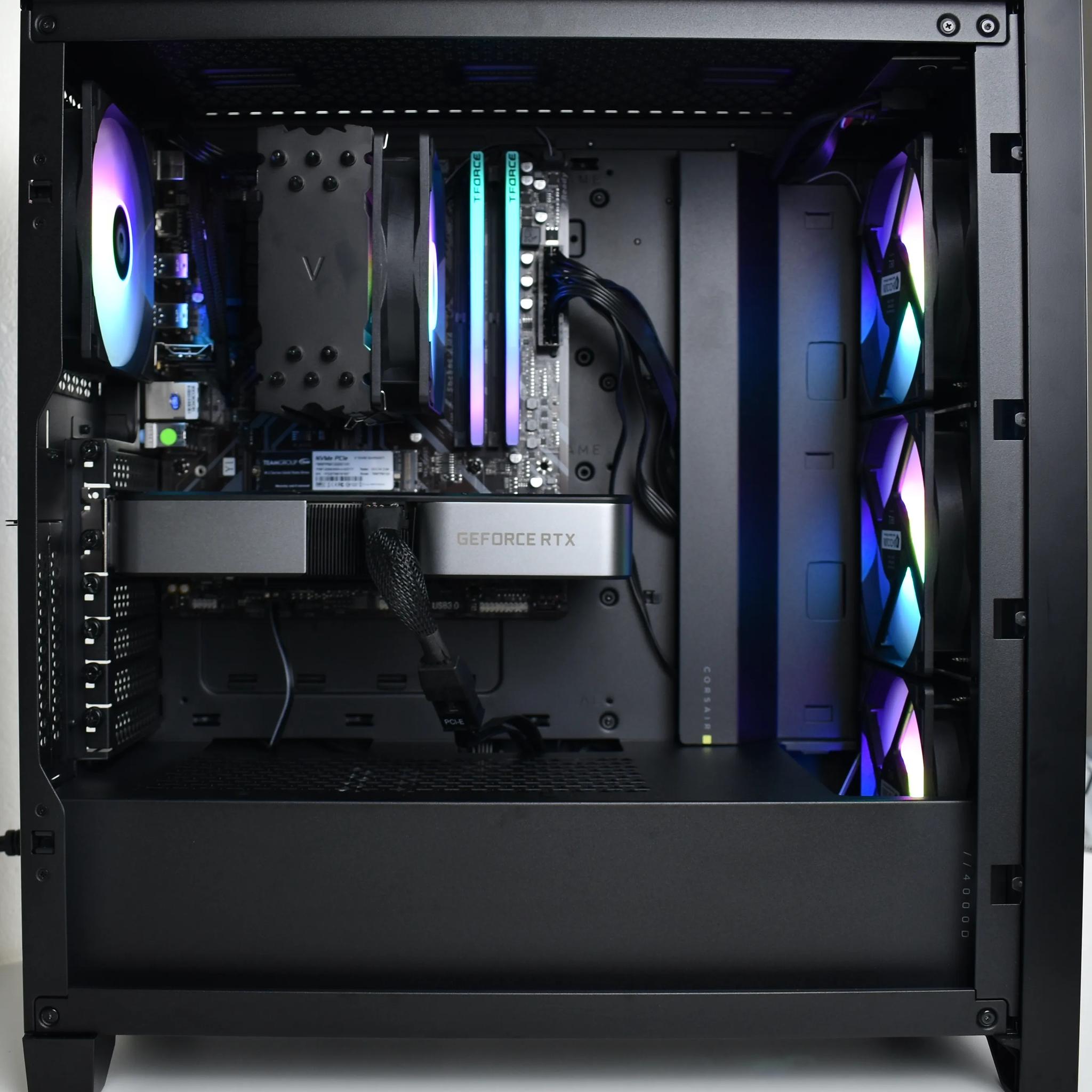 Forge Custom Gaming PC / RTX 3070 / Ryzen 5600 / Corsair 4000D Airflow / 1TB NVME / 32GB DDR4 / WiFi