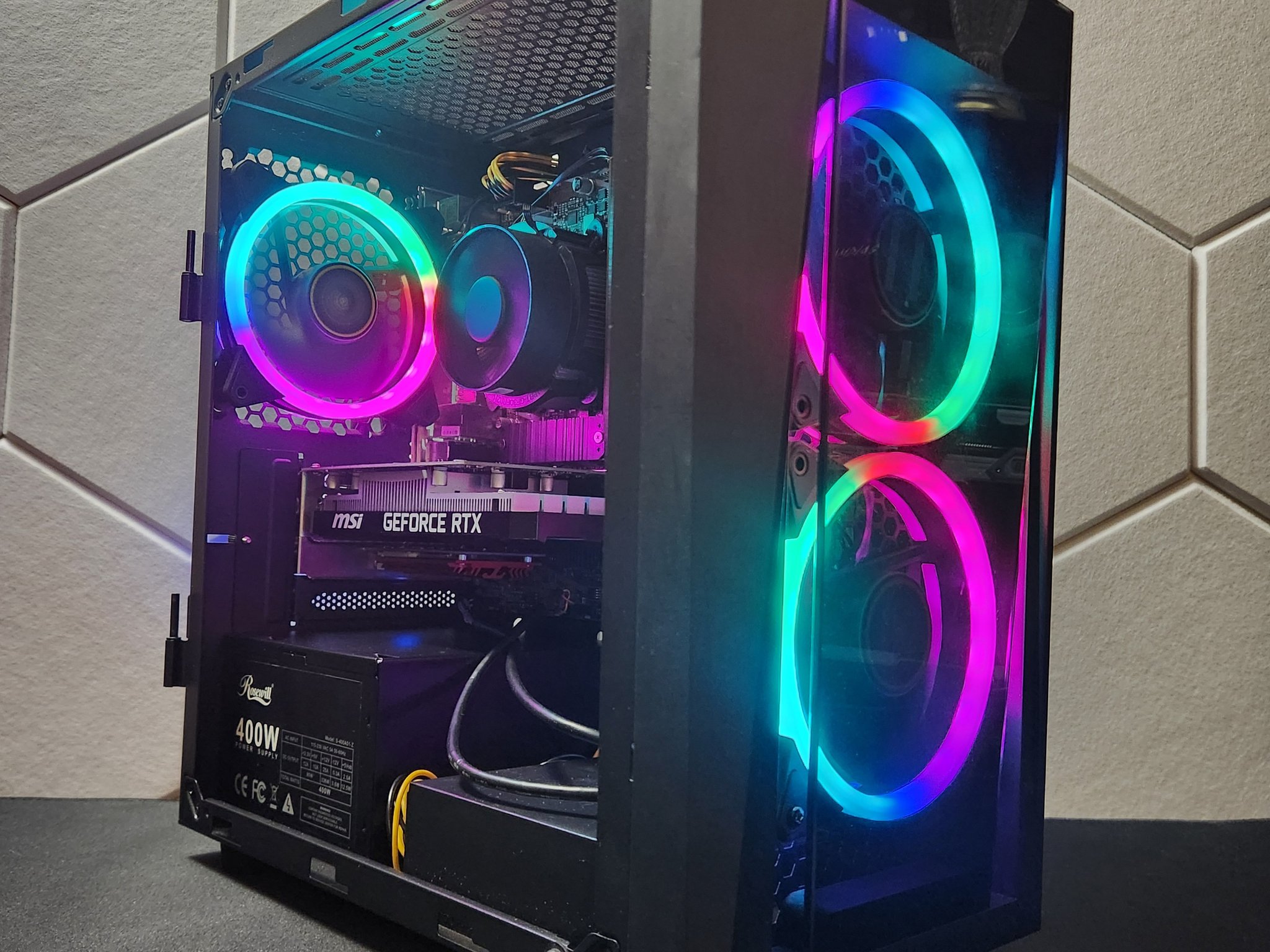 "Budget ESport PC" RTX 3050 6GB | Intel I3 10100f | 16GB DDR4 | 500gb SSD | WIFI+BT