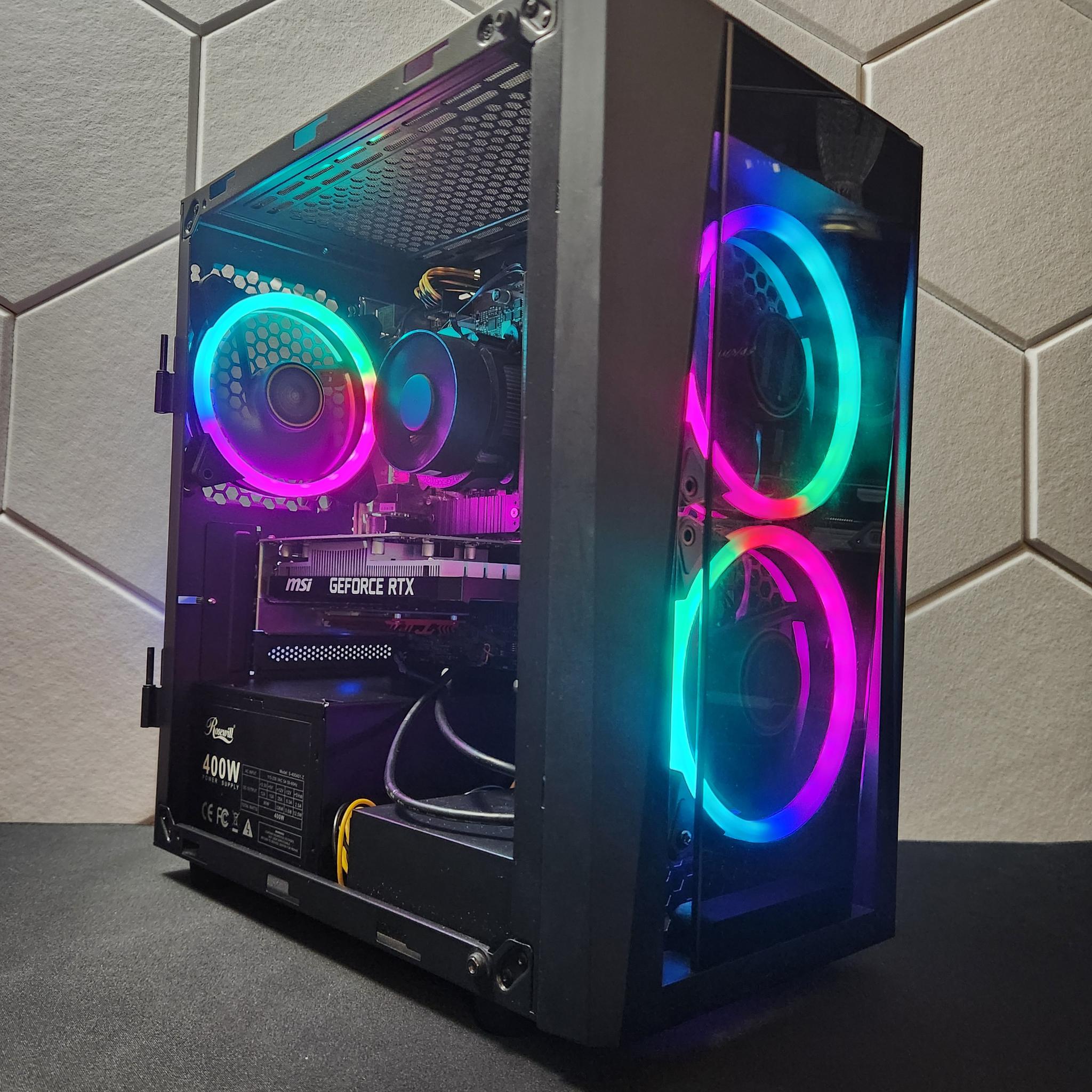 "Budget ESport PC" RTX 3050 6GB | Intel I3 10100f | 16GB DDR4 | 500gb SSD | WIFI