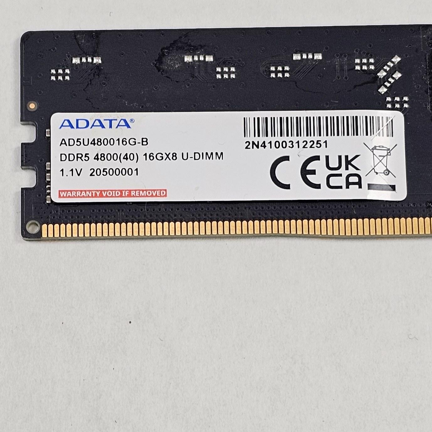 32GB DDR5 (2x16GB) CL40 4800MT/s ADATA