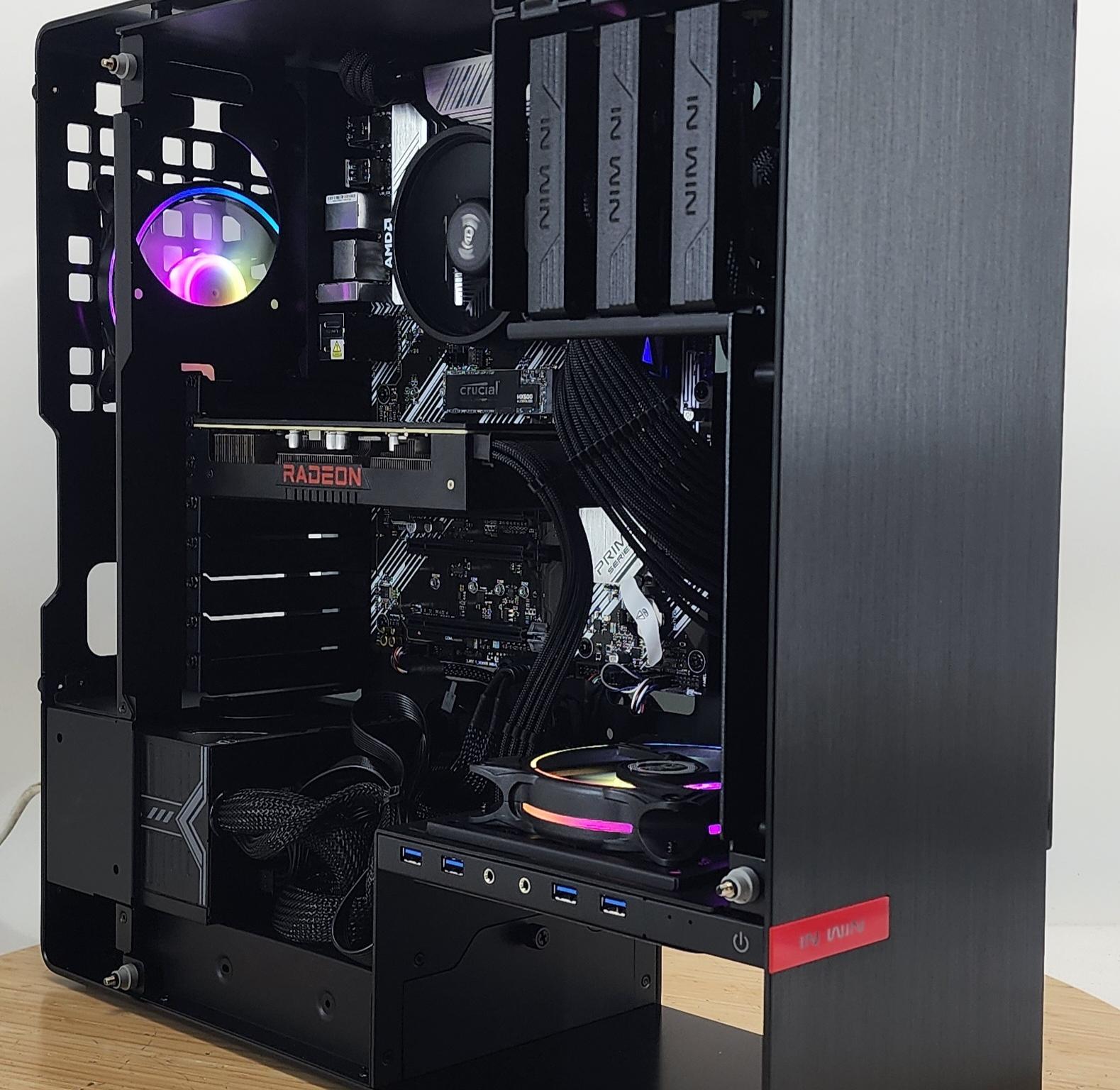 Gaming PC Ryzen 5 5500 16GB RAM 500GB SSD RX 6600 XT 8GB Windows 11 Computer