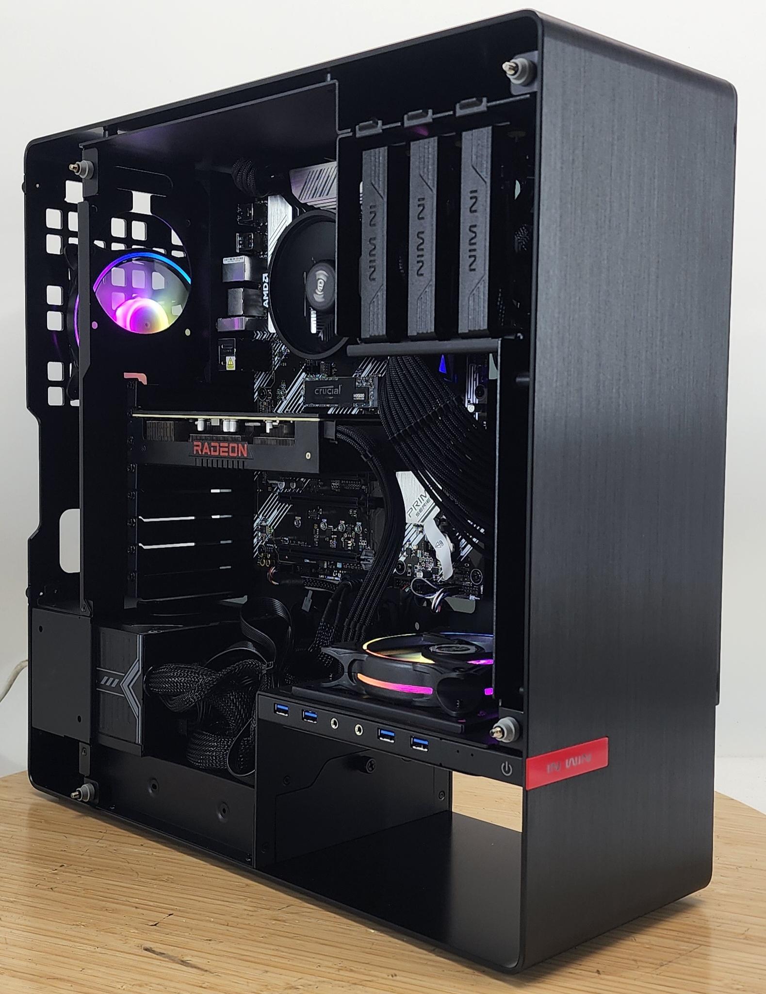 Gaming PC Ryzen 5 5500 16GB RAM 500GB SSD RX 6600 XT 8GB Windows 11 Computer